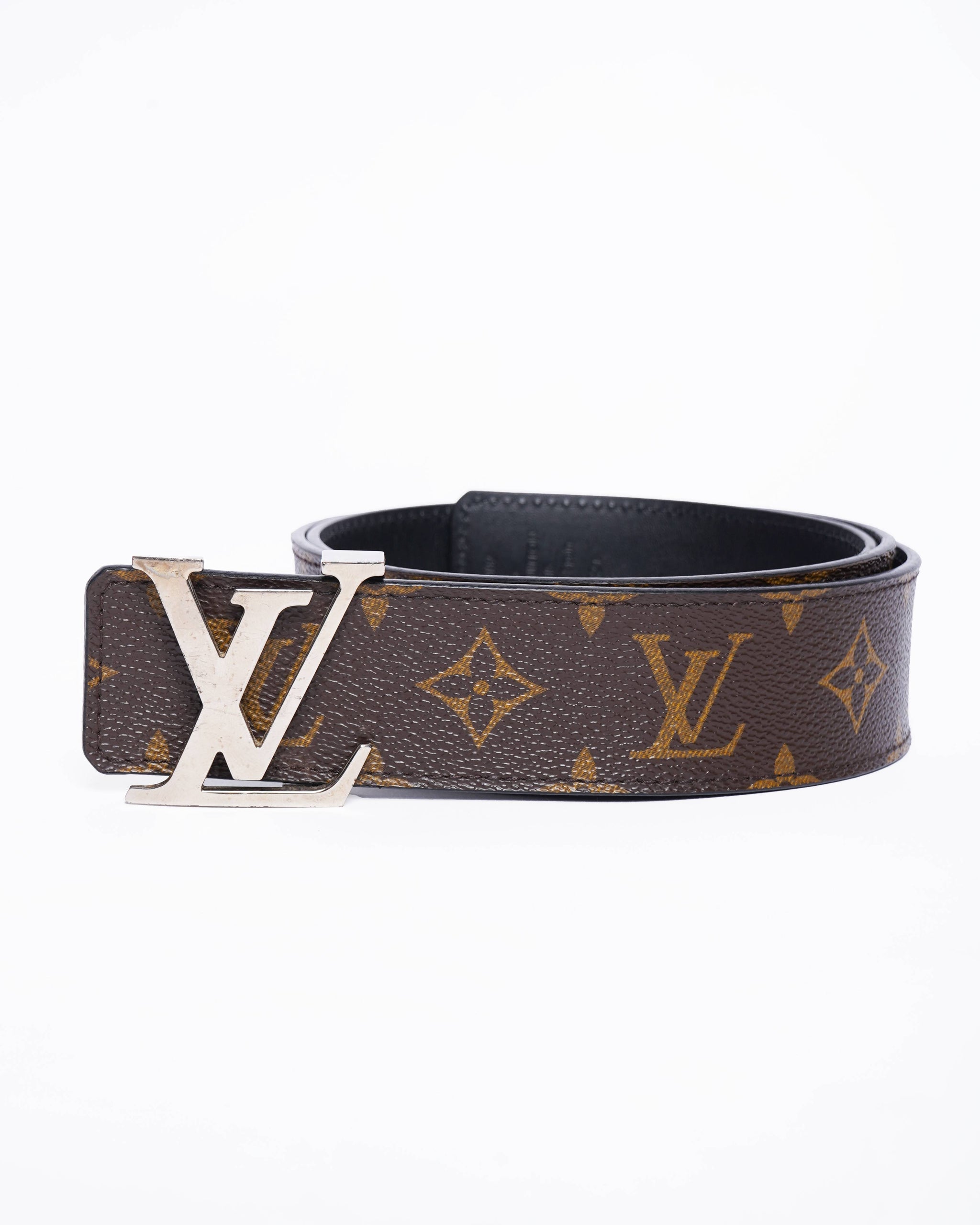 Louis Vuitton Monogram Reversible Canvas Signature Buckle Belt