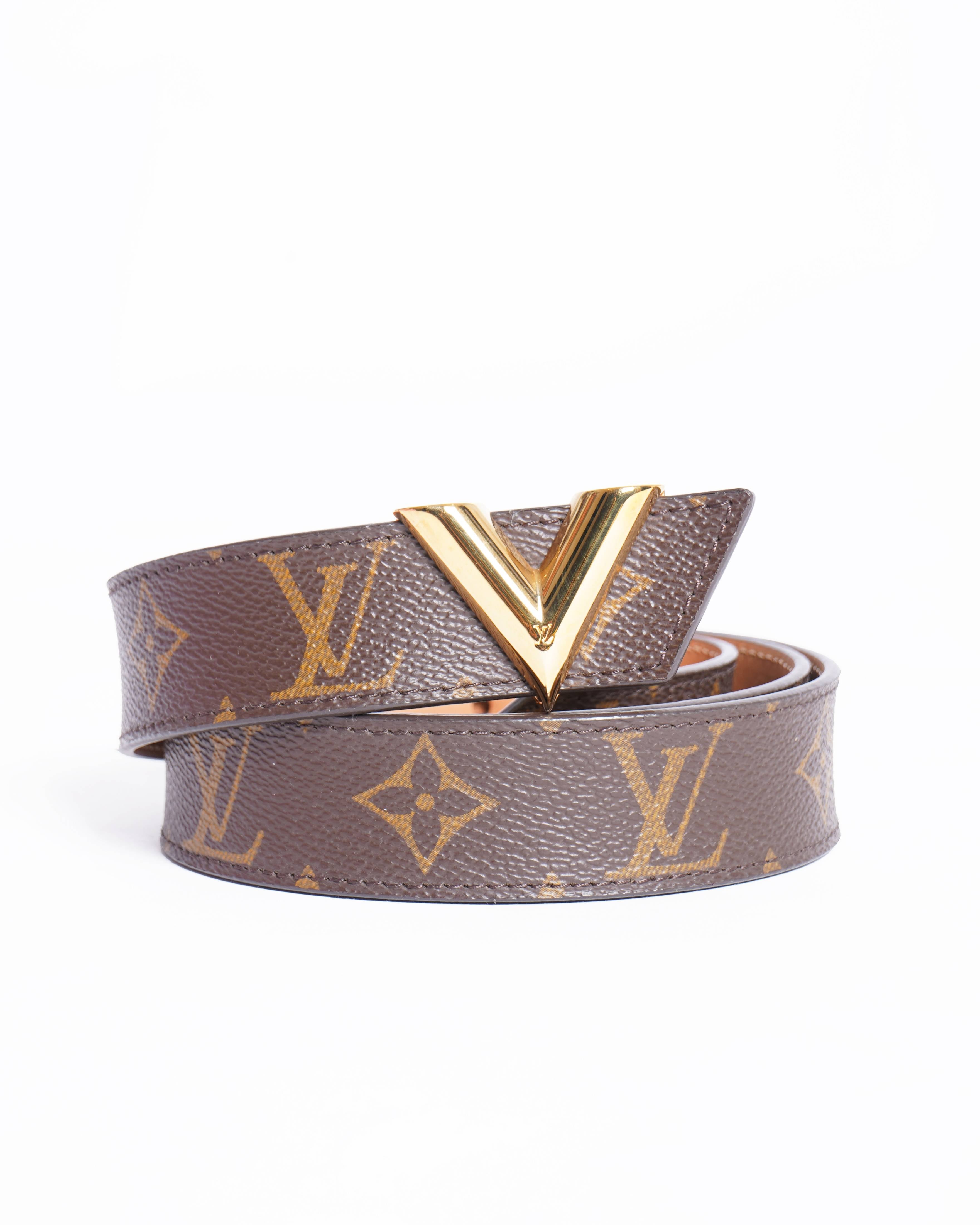 Louis Vuitton Damier Azur Canvas Mini Belt