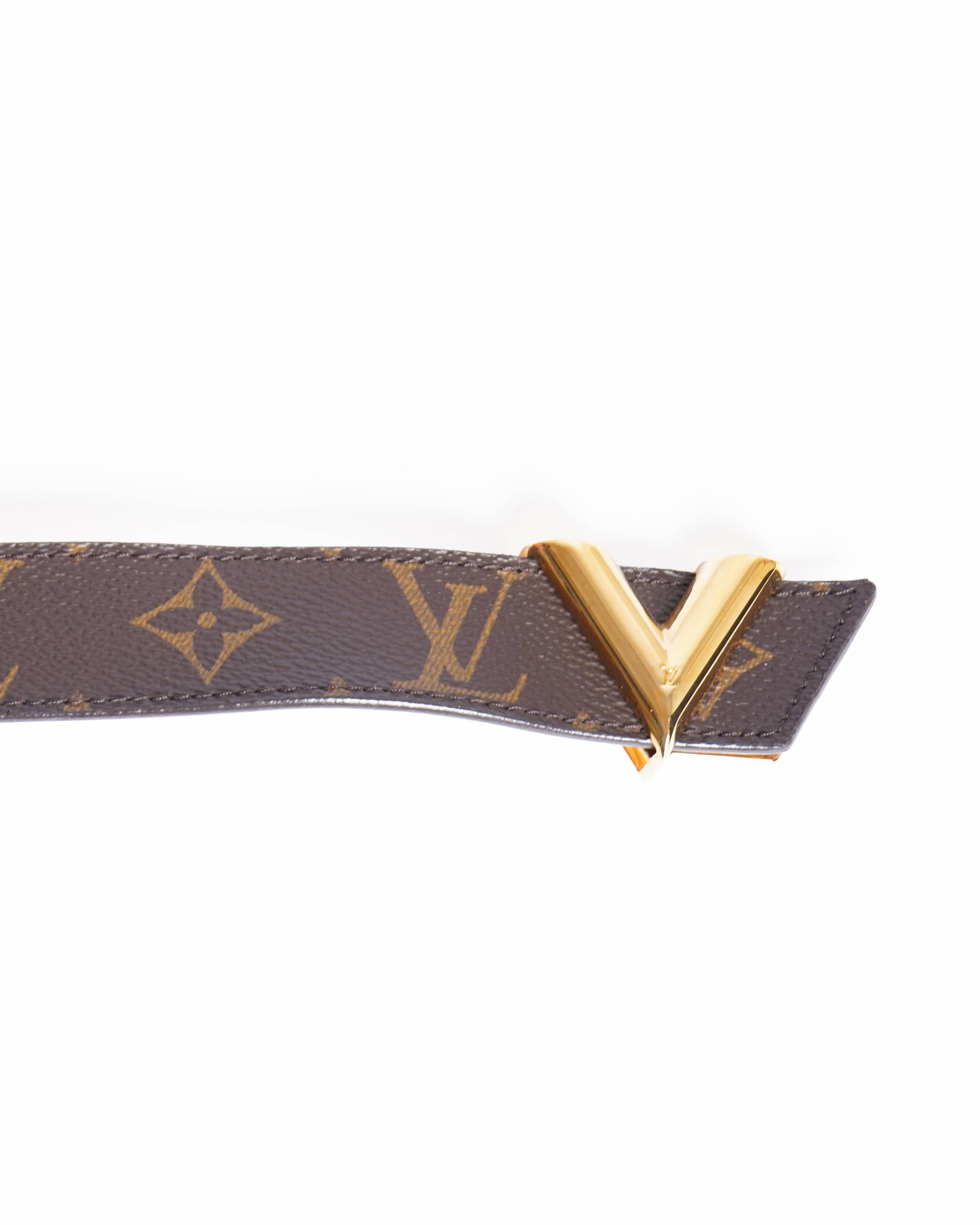 Louis Vuitton Damier Azur Canvas Mini Belt