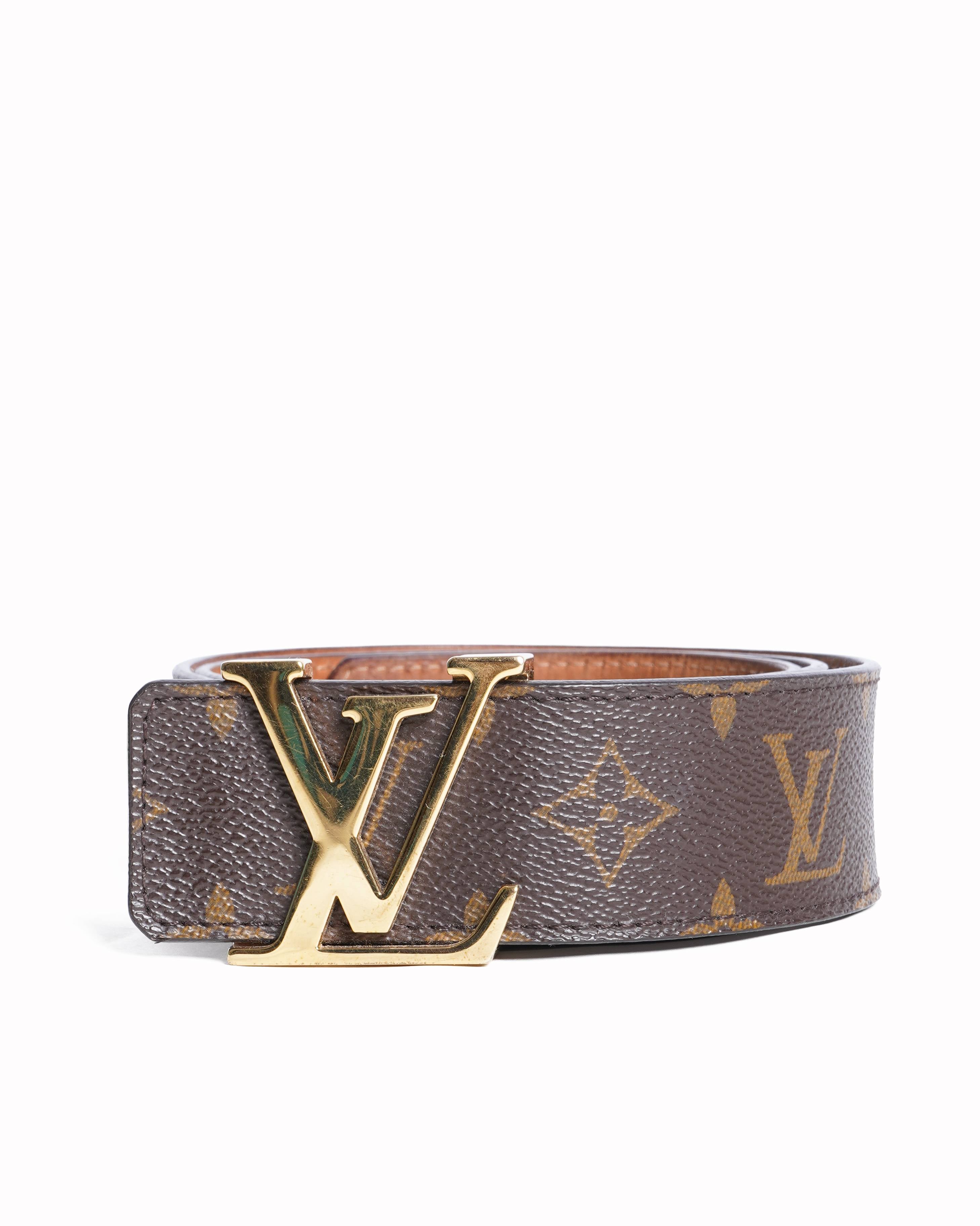 Louis Vuitton Monogram Women's Belt In Brown