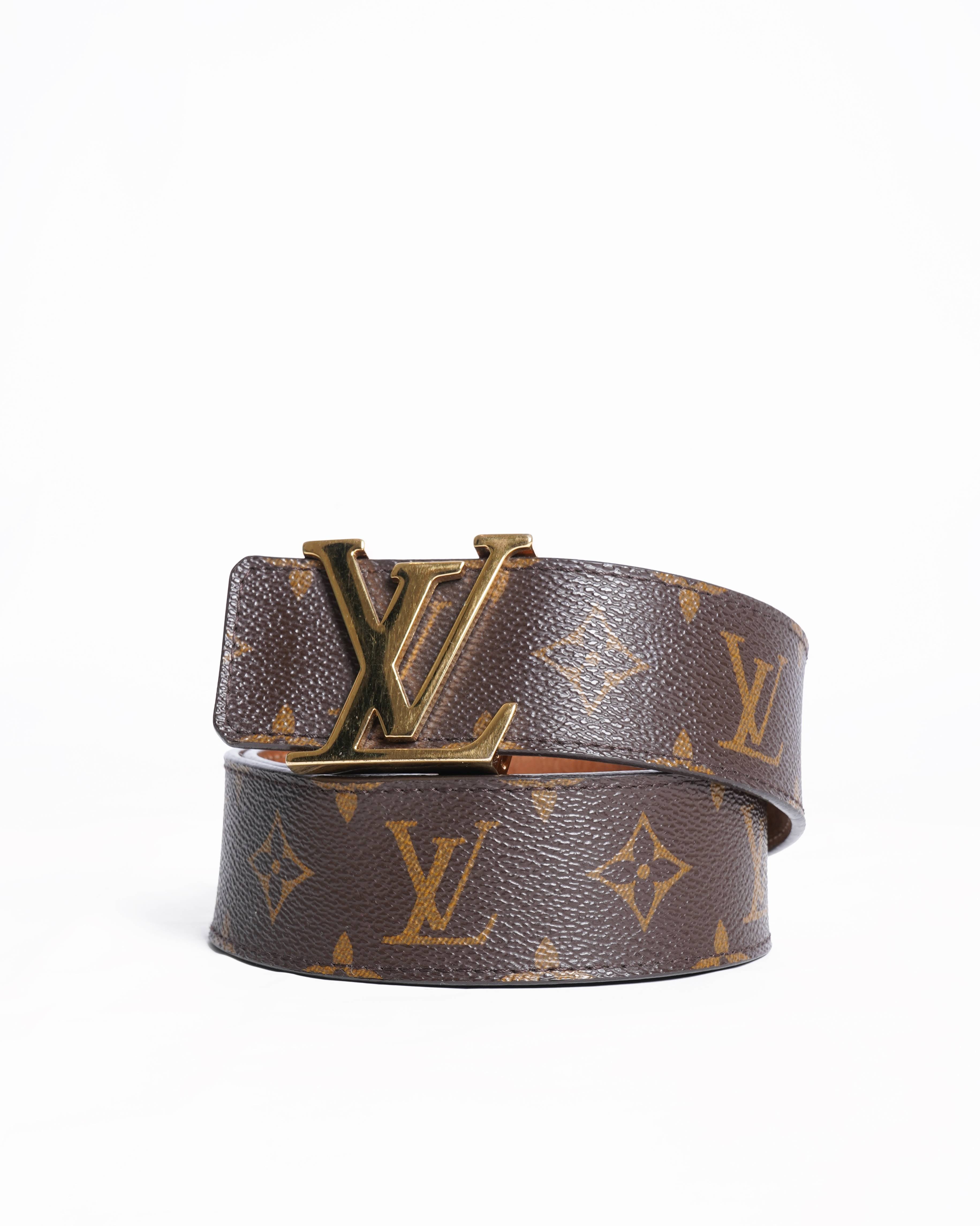 Louis Vuitton Monogram Women's Belt In Brown