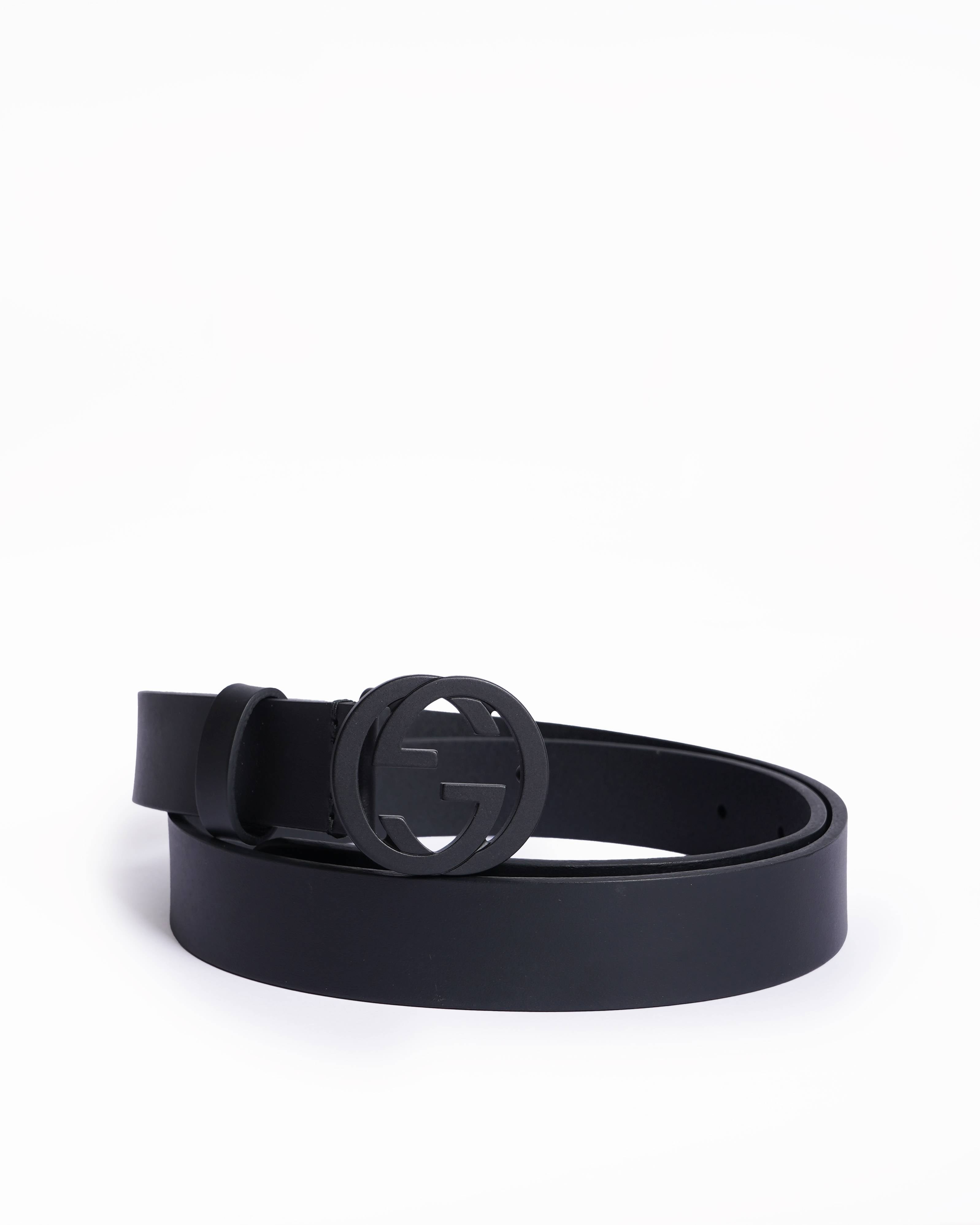 New Gucci GG black belt