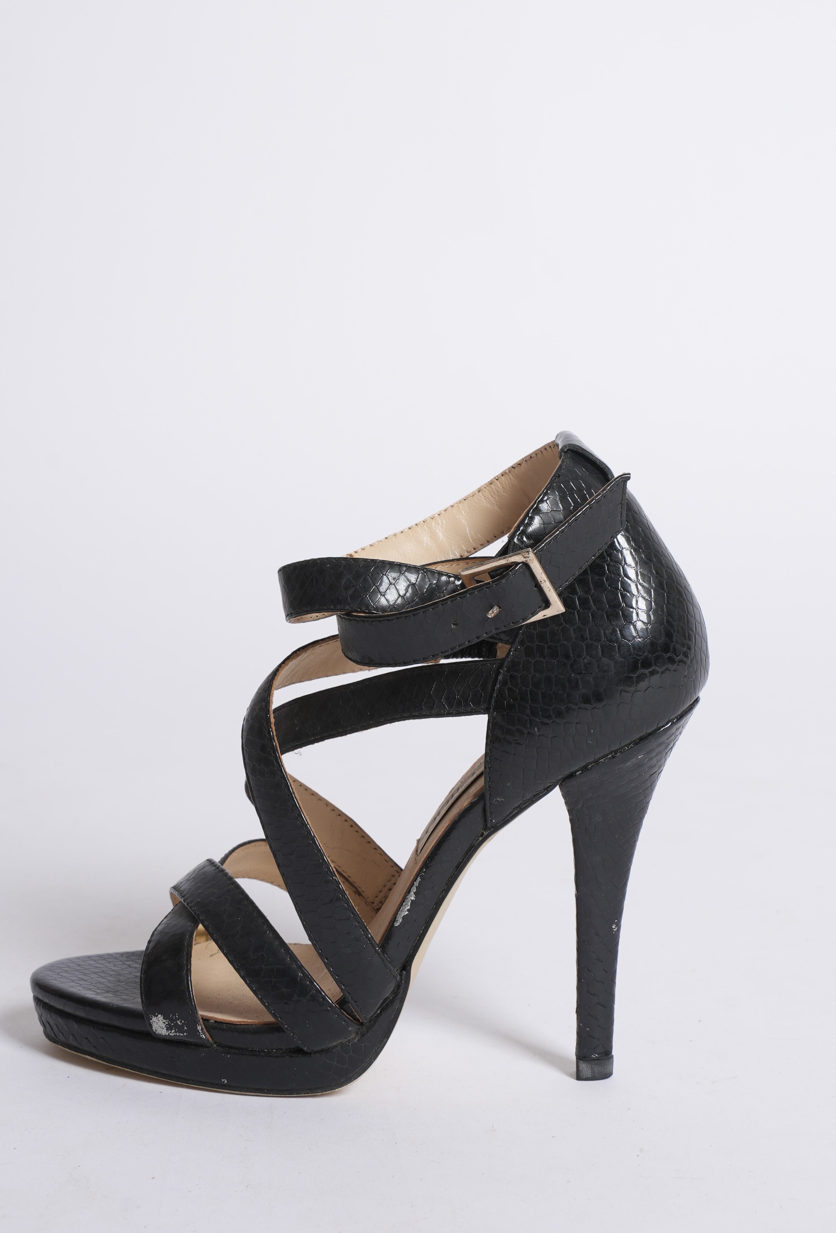 Jimmy Choo Strappy Black Heels