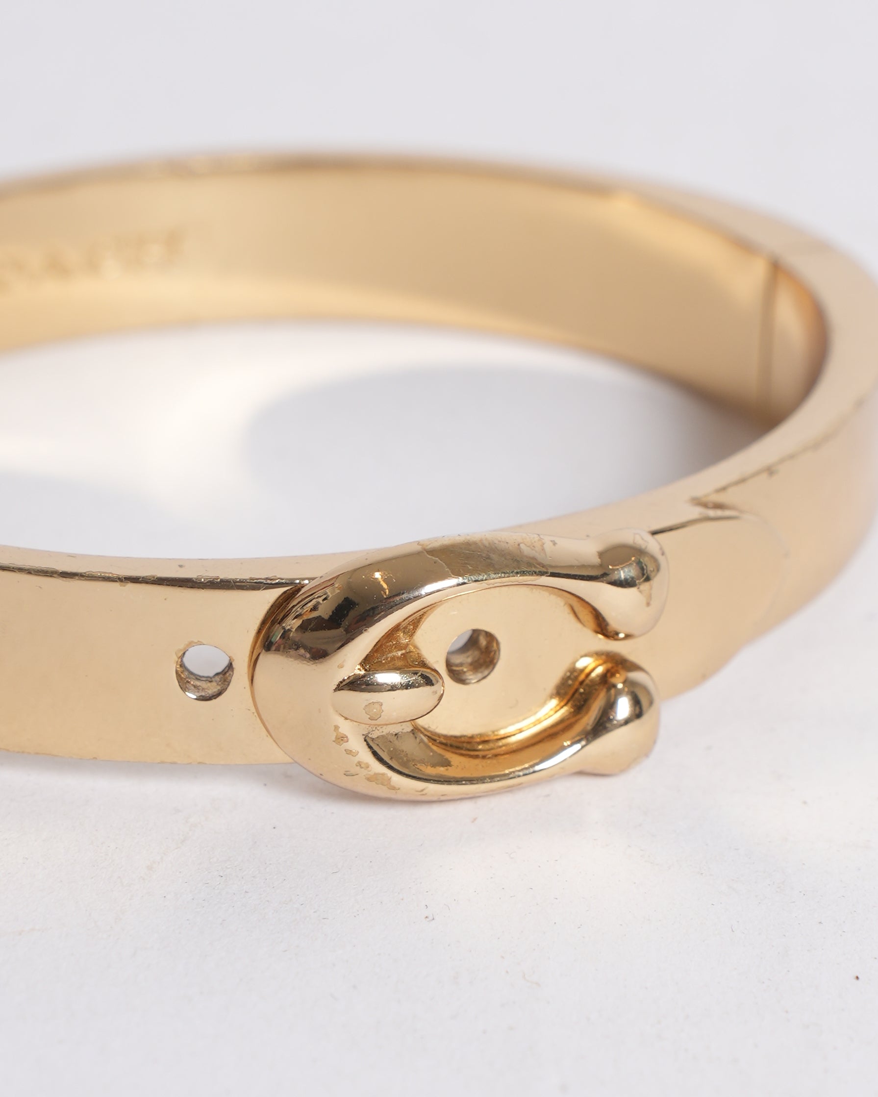 Coach Signature Buckle Bangle
