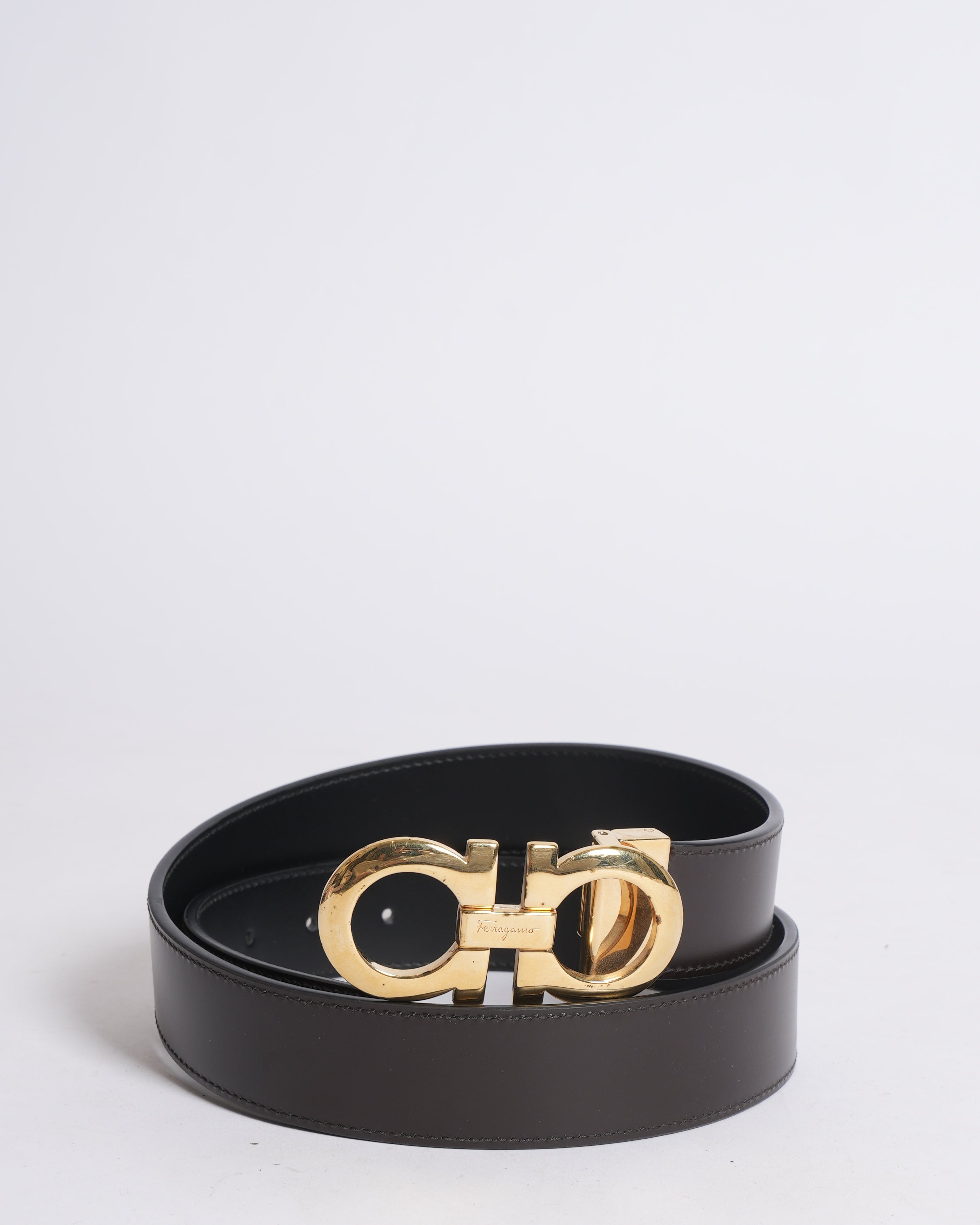 Salvatore Ferragamo Belt In Black