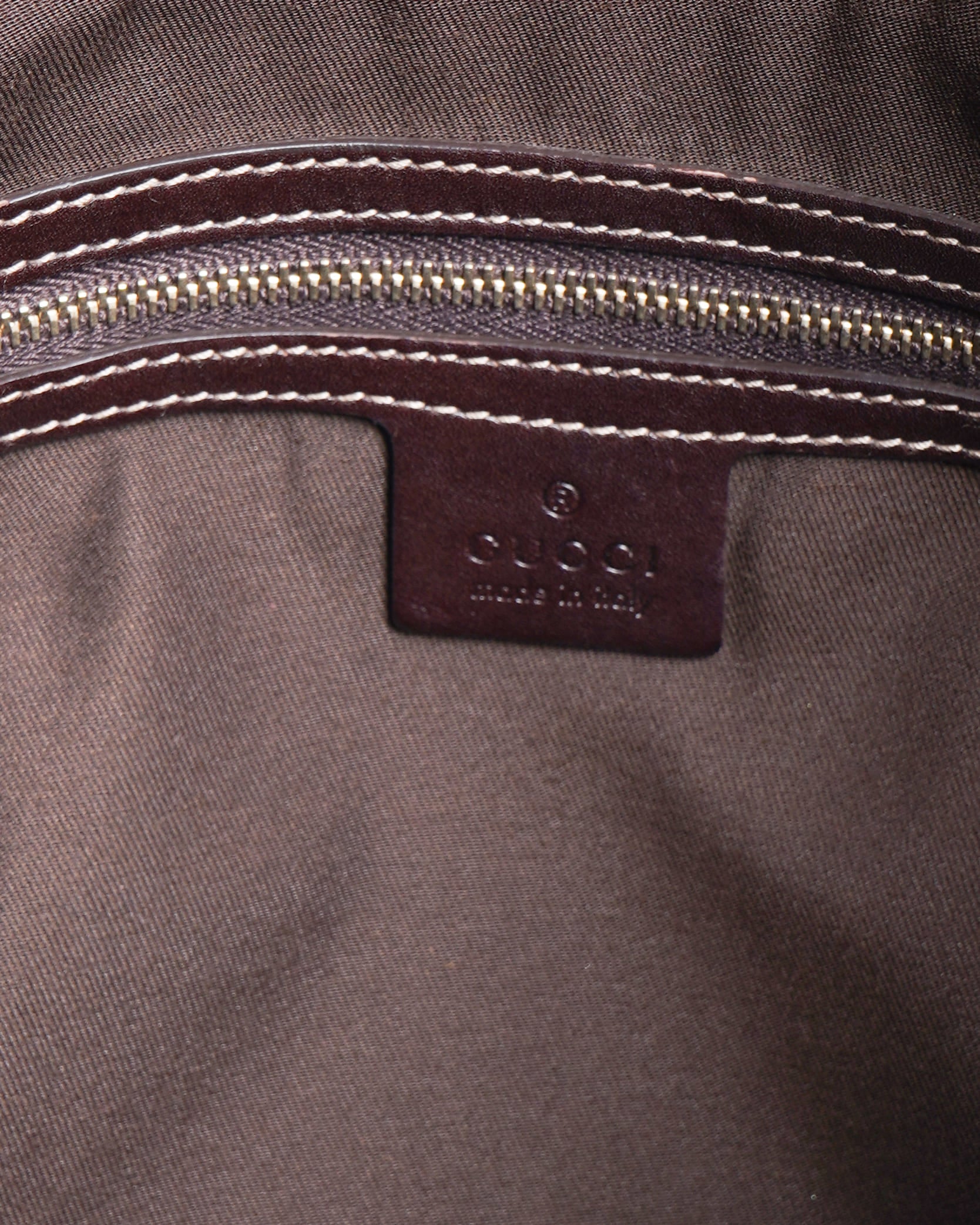 Gucci Jockey Leather Handbag