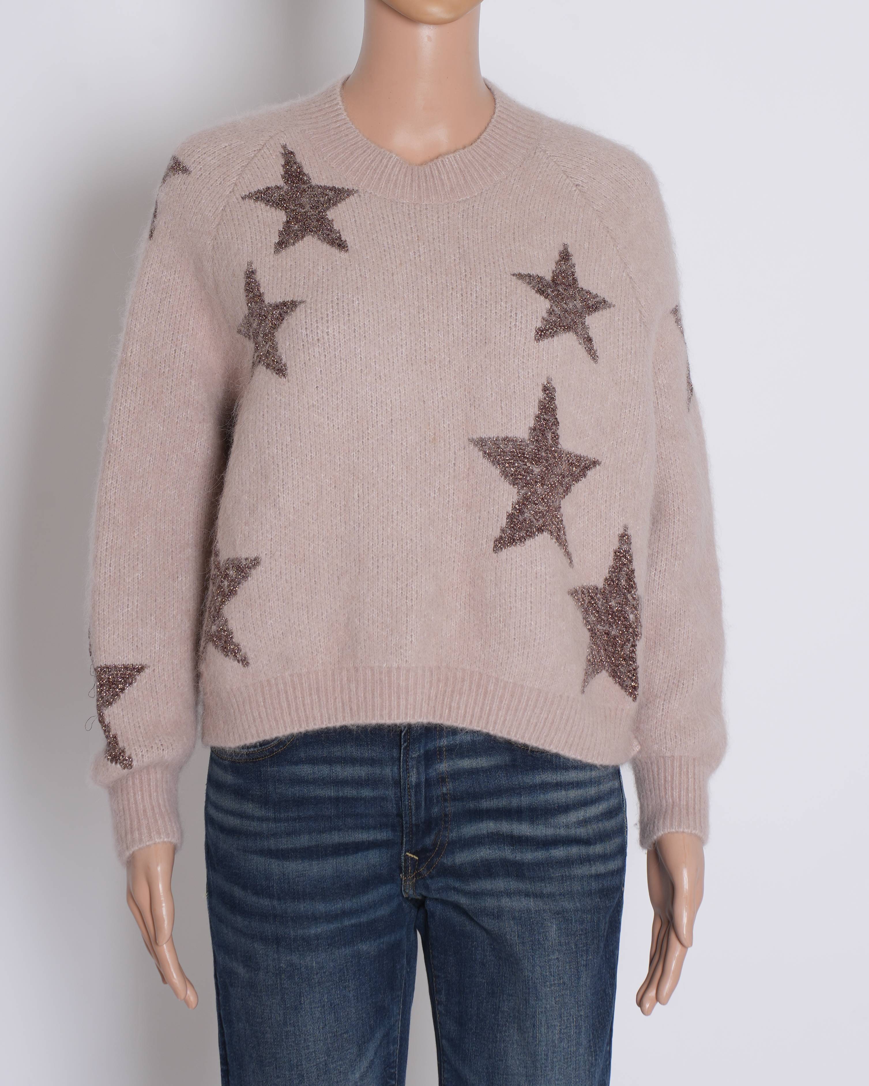 All Saints Star Pattern Pink sweatshirt