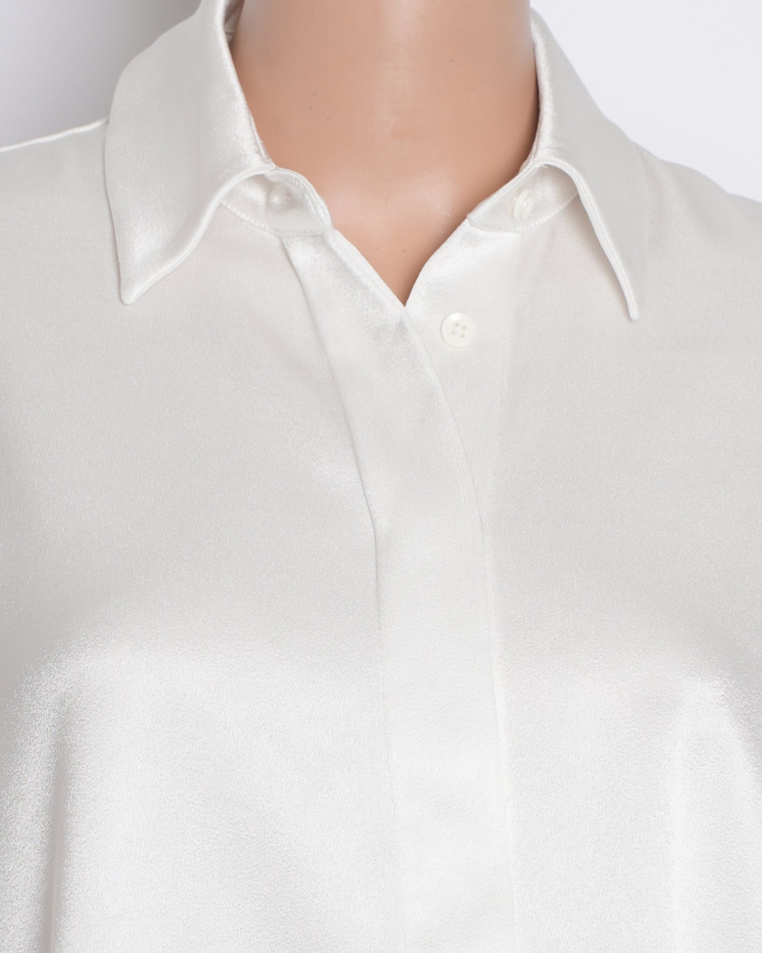 Alice & Olivia White Button Down Shirt