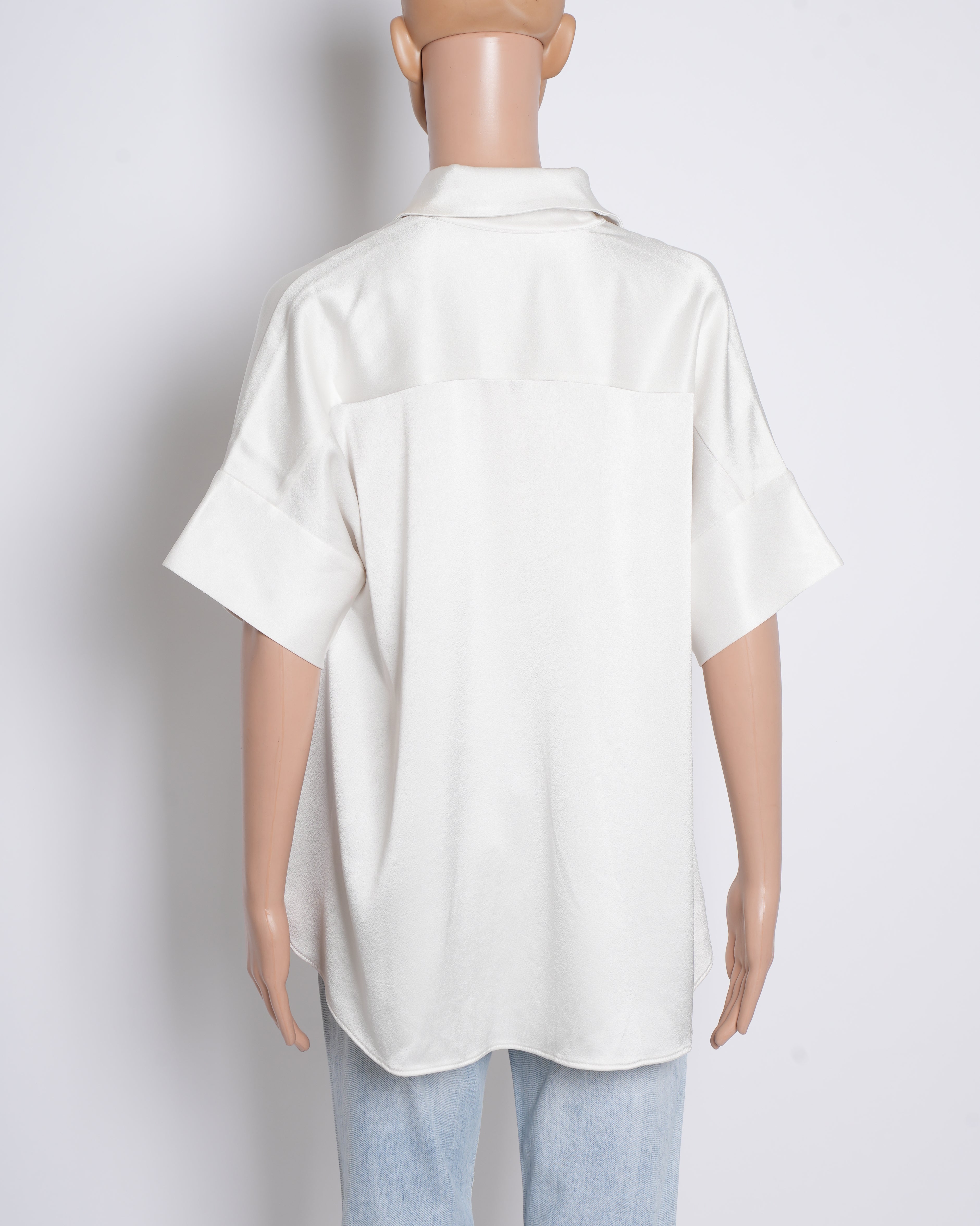 Alice & Olivia White Button Down Shirt