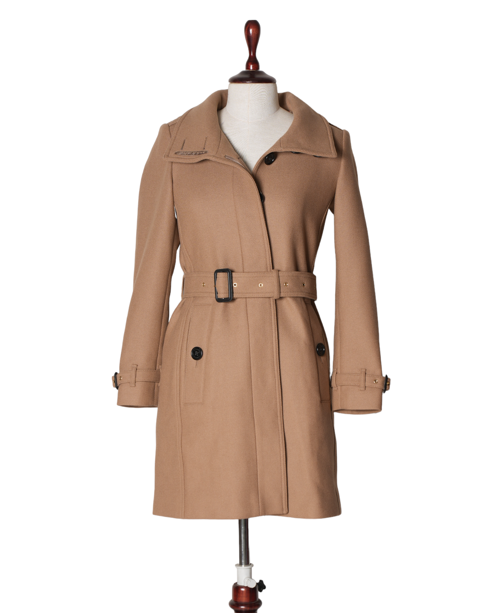 New Burberry Brown Wool Coat