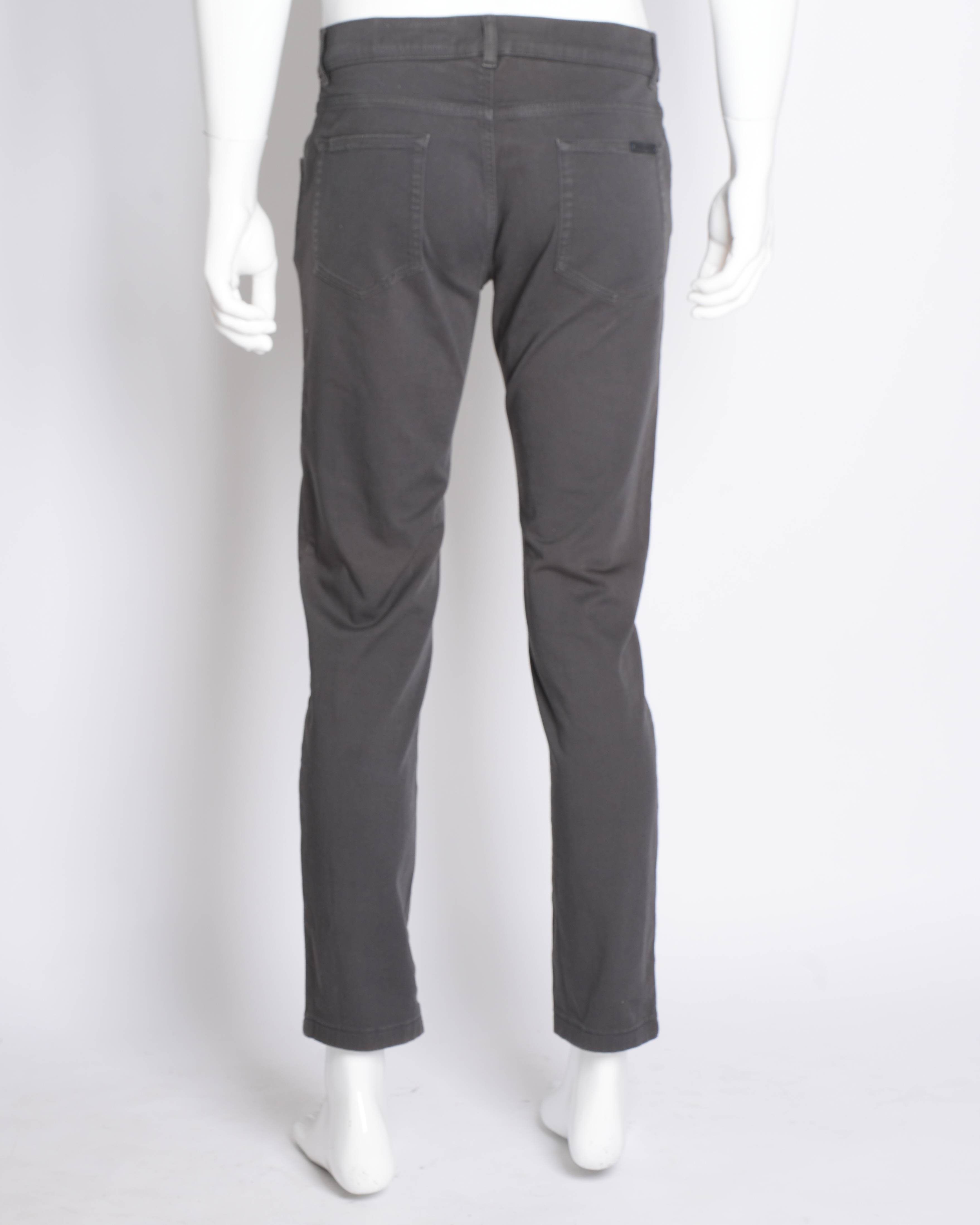 Dolce & Gabbana Men's Straight Fit Jeans In Grey