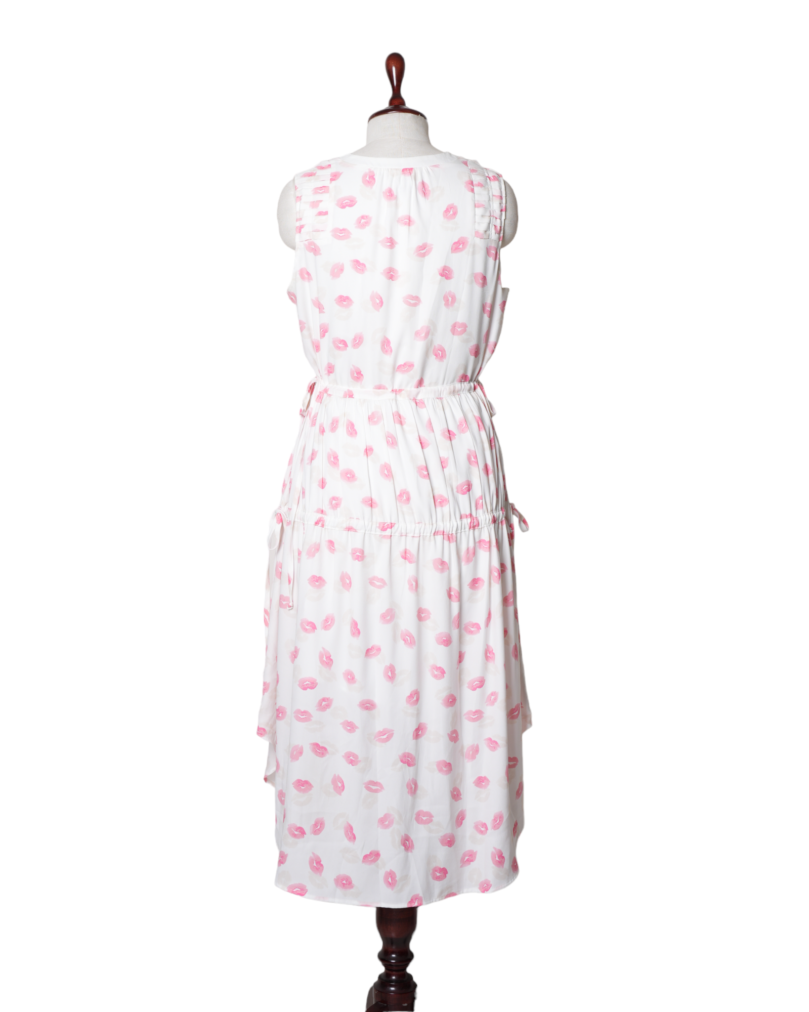 New DKNY Printed Ruched Dress