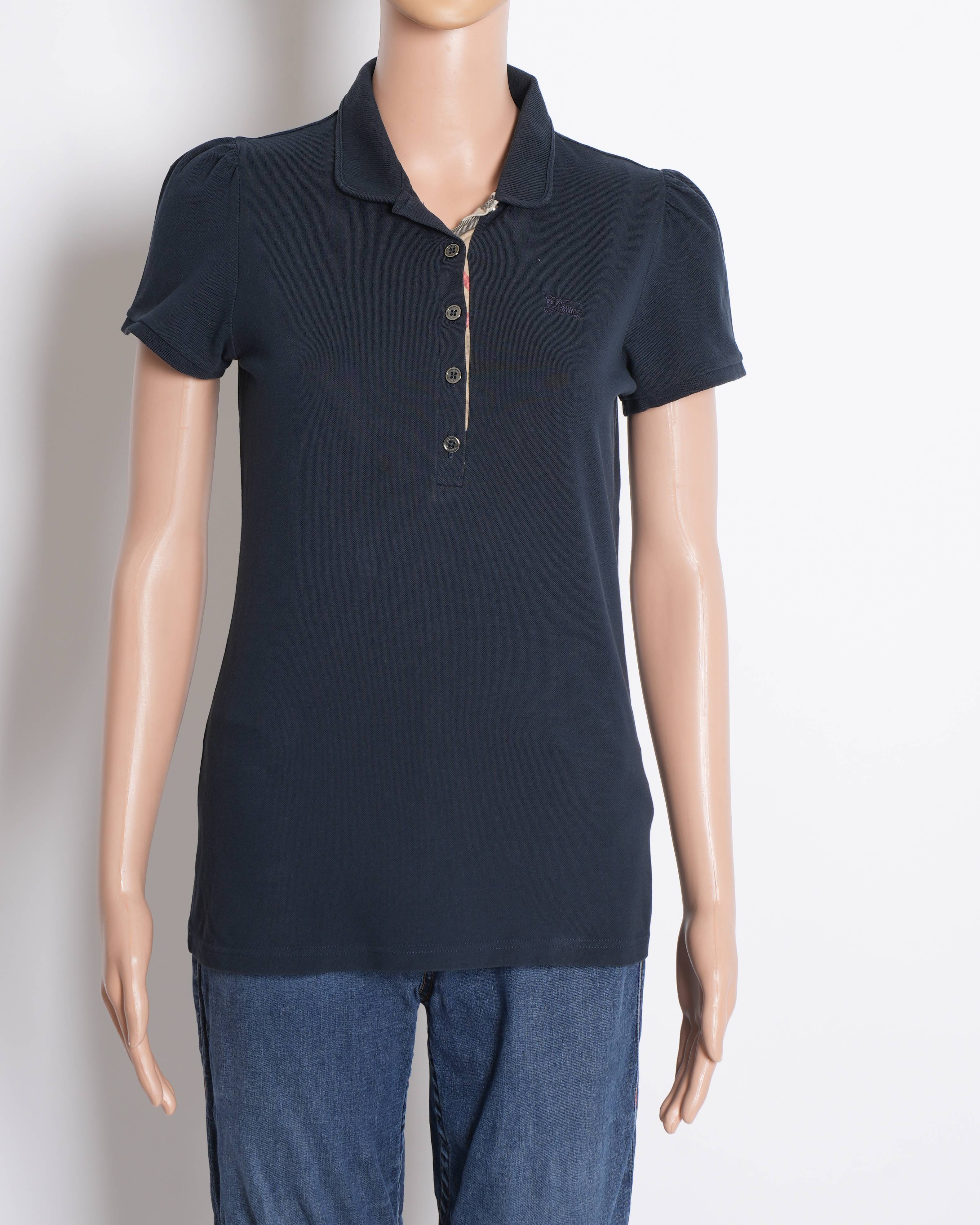Burberry Dark Blue Polo T-shirt
