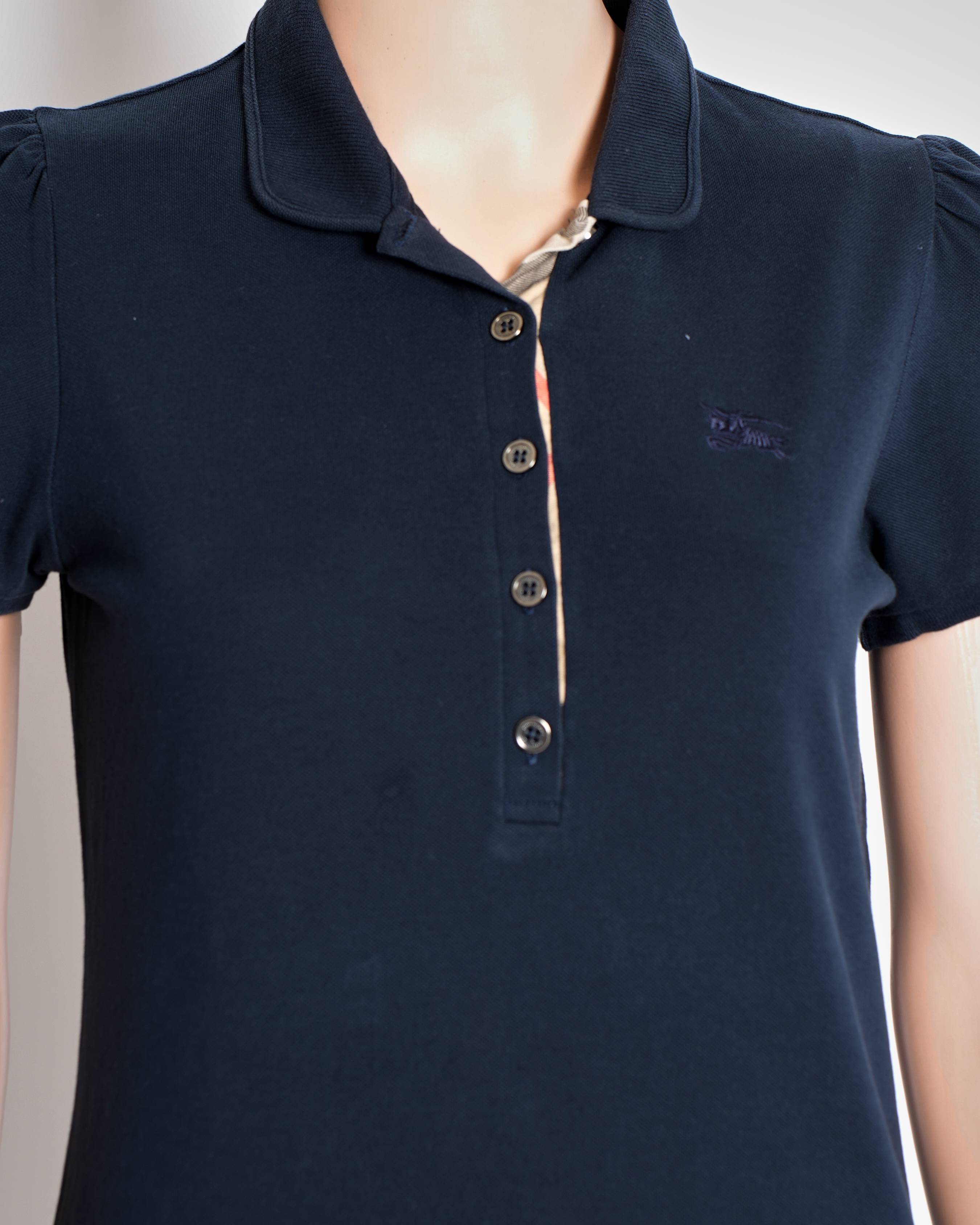 Burberry Dark Blue Polo T-shirt