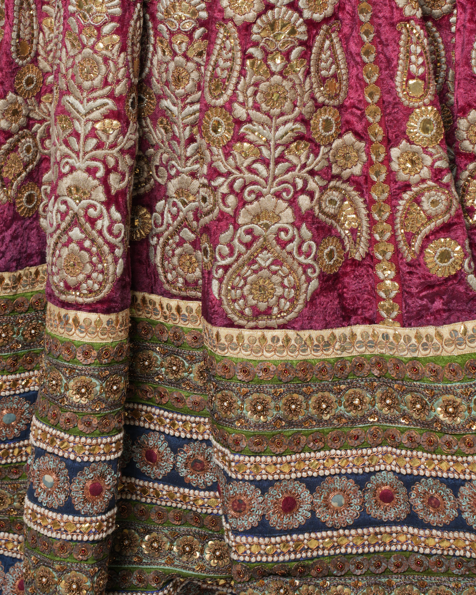 Sabyasachi Maroon Lehenga set