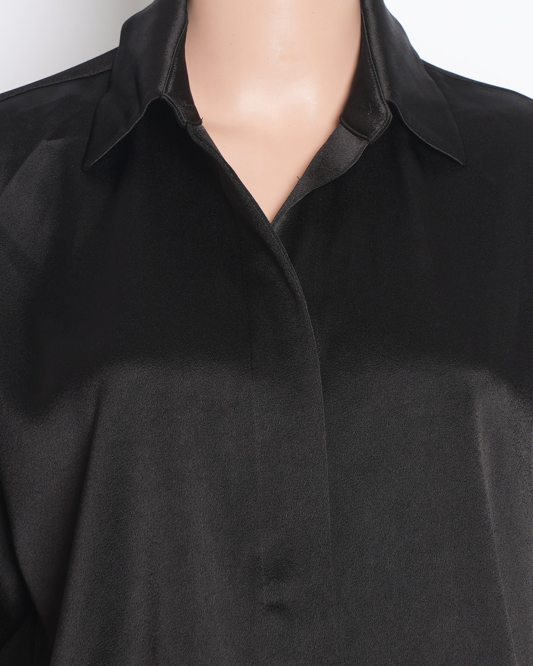 Alice & Olivia Black Button Down Shirt