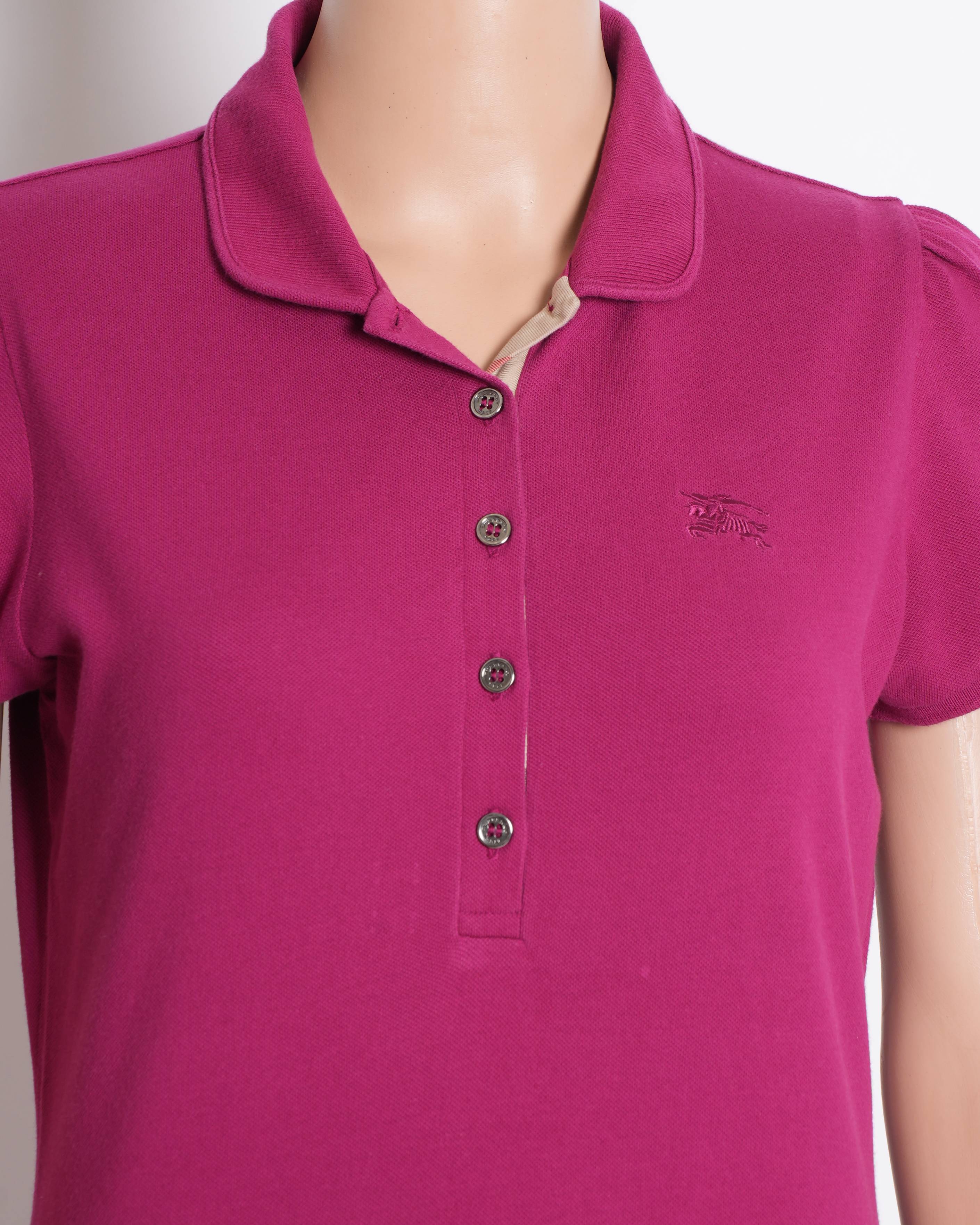 Burberry Purple Polo T-shirt