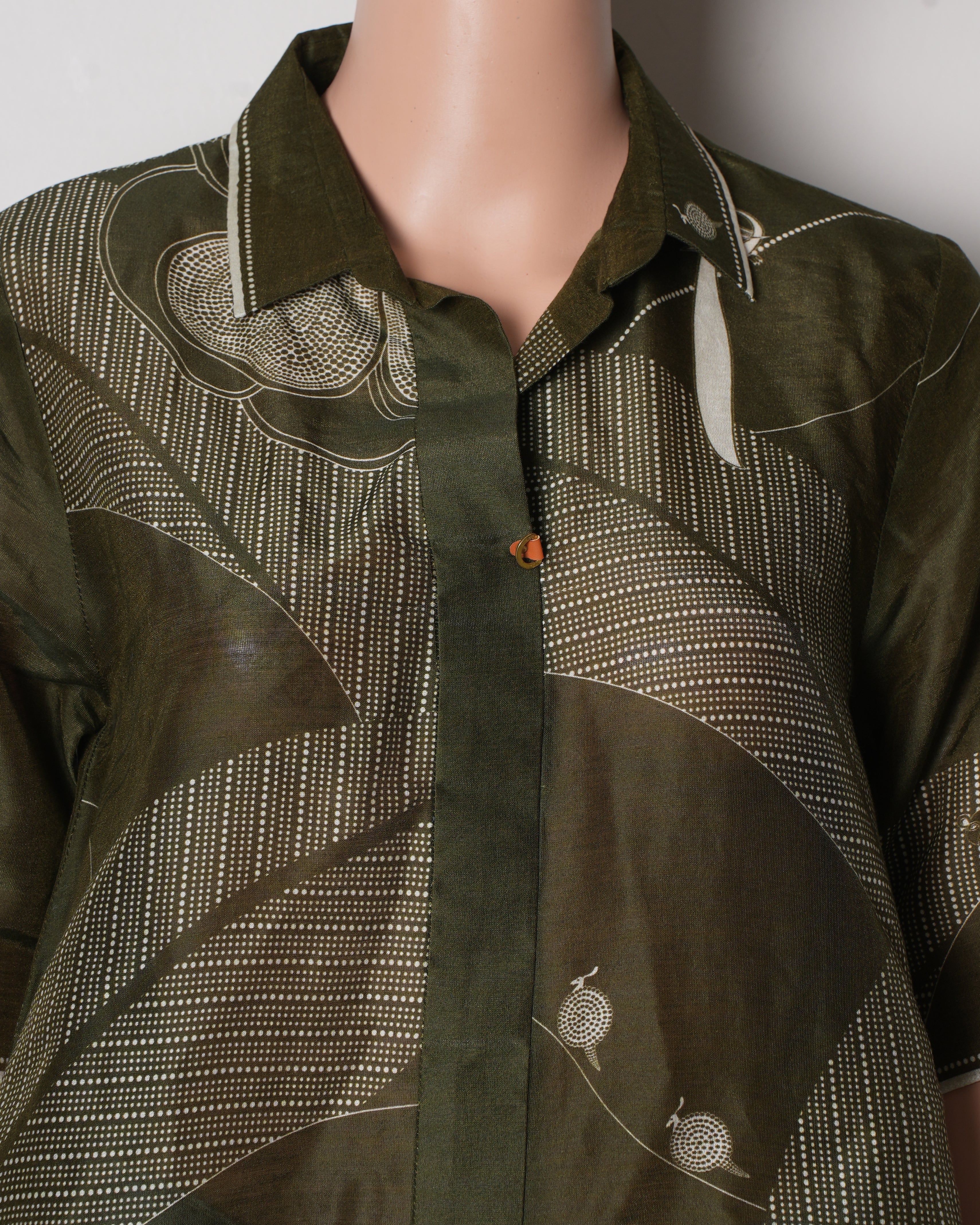 AM:PM Shirt with leather Deets