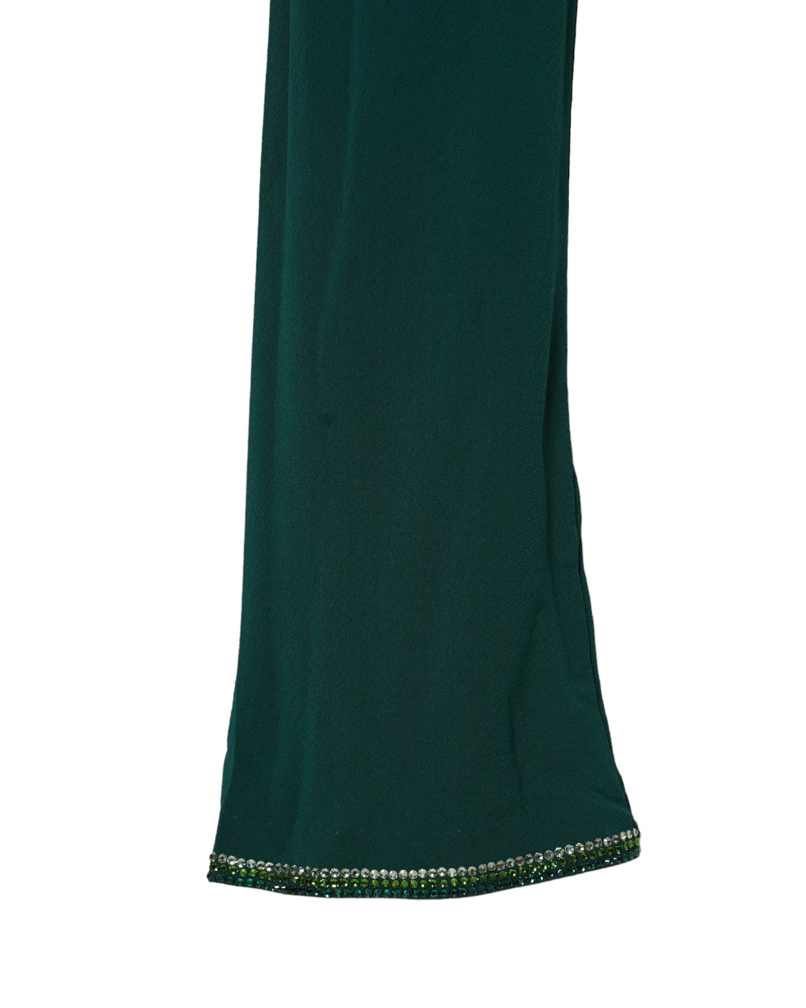 Ecru Luxury Green Anarkali Set