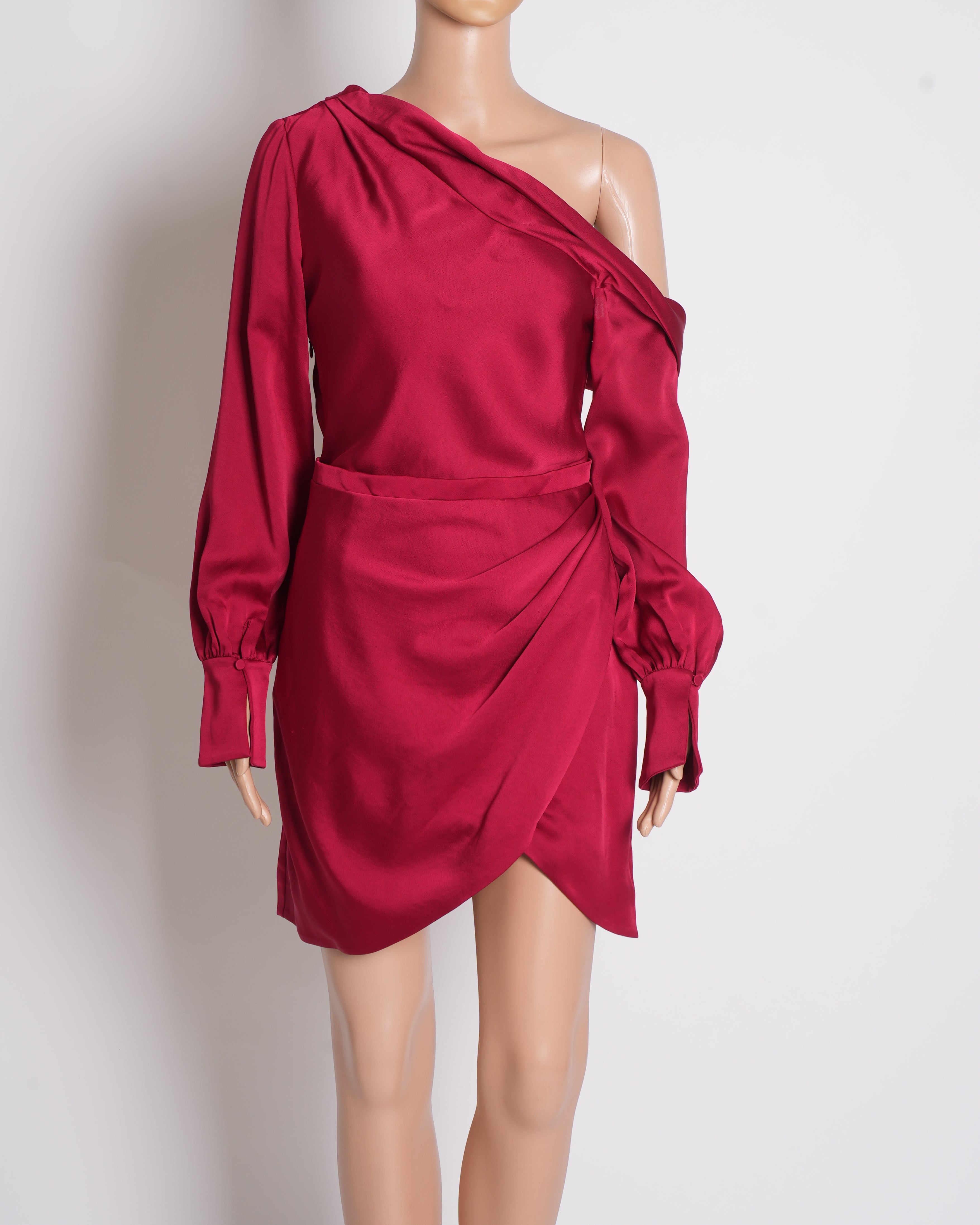 Simkhai Cameron Dress in Cherry