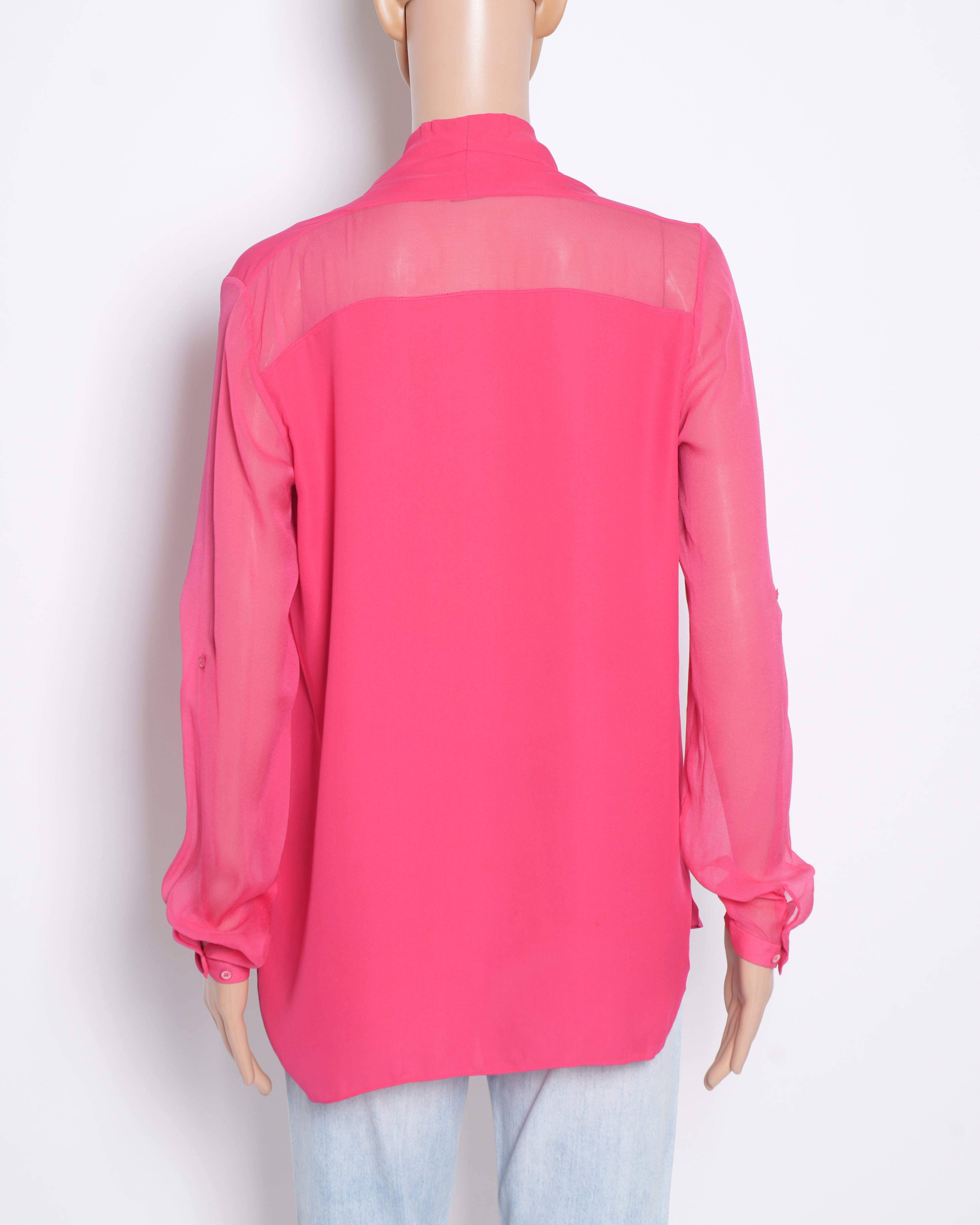 Elie Tahari Pink Button Down Top