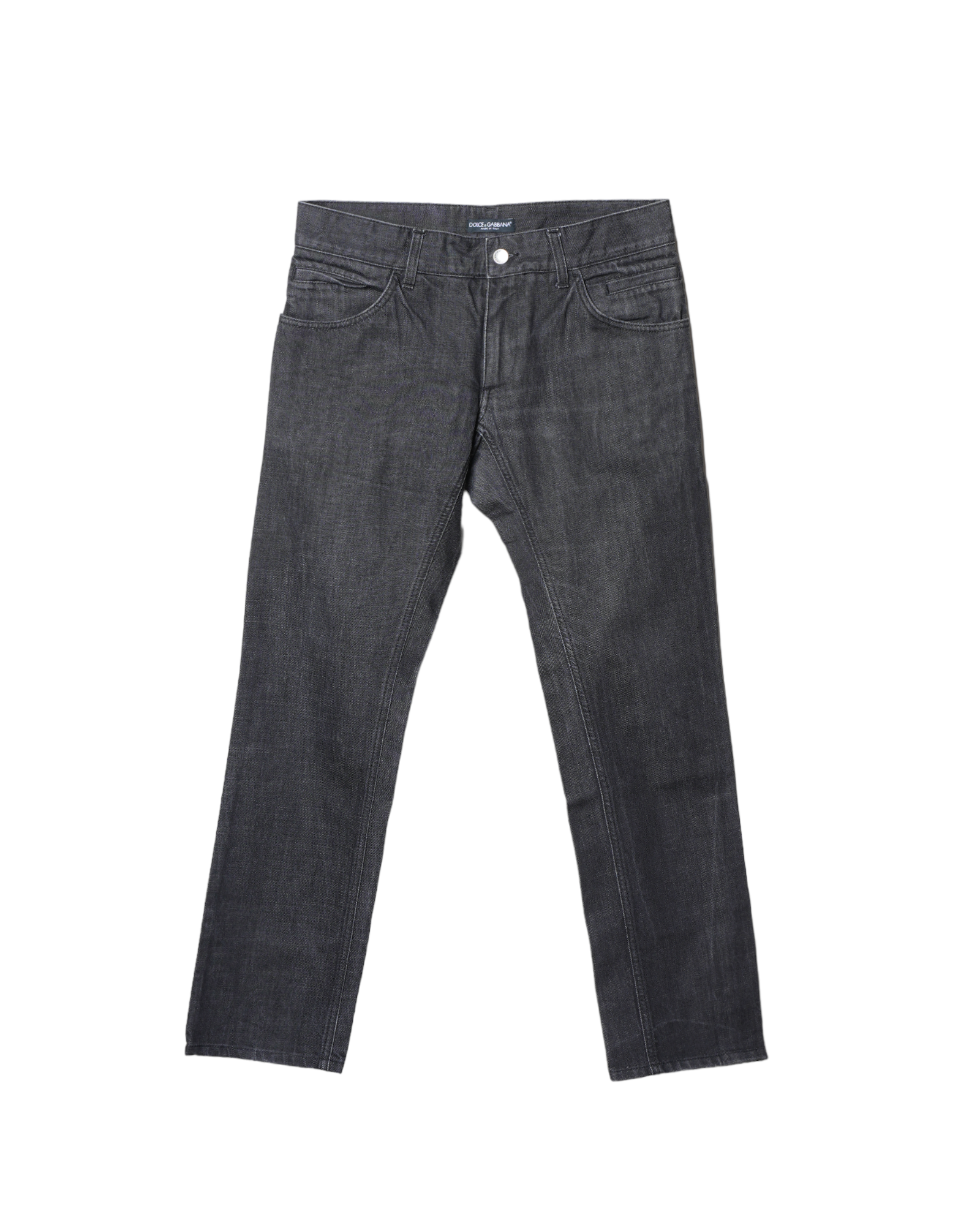 Dolce & Gabana Black Straight Fit Jeans