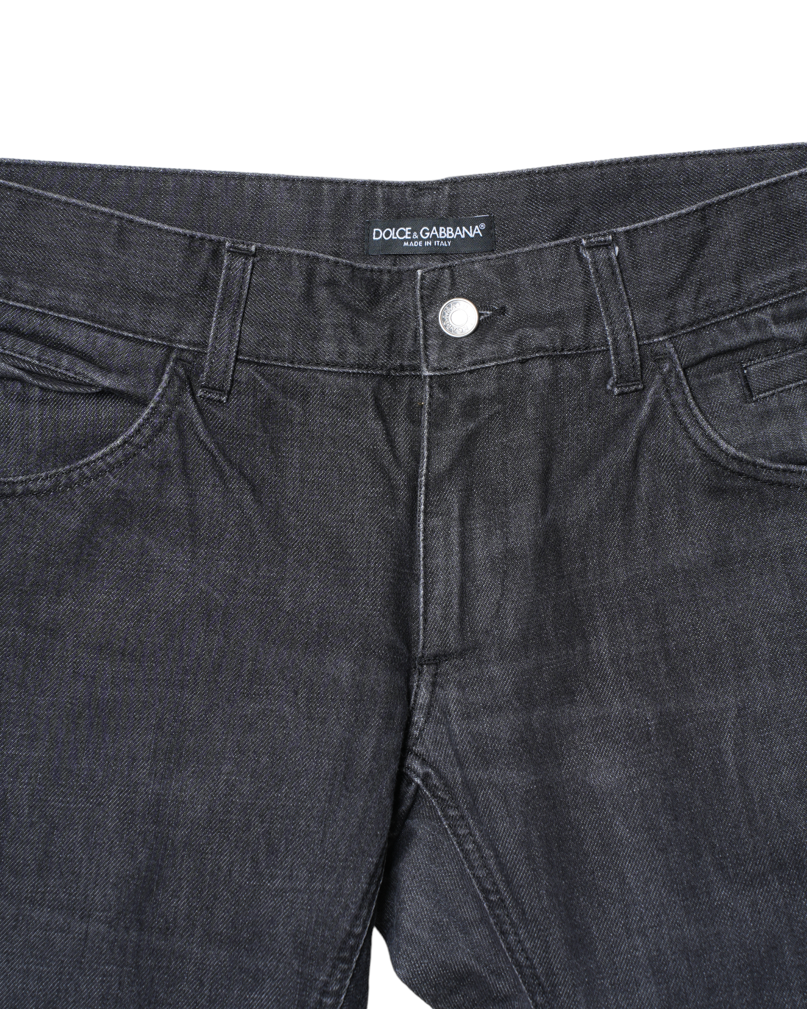 Dolce & Gabana Black Straight Fit Jeans