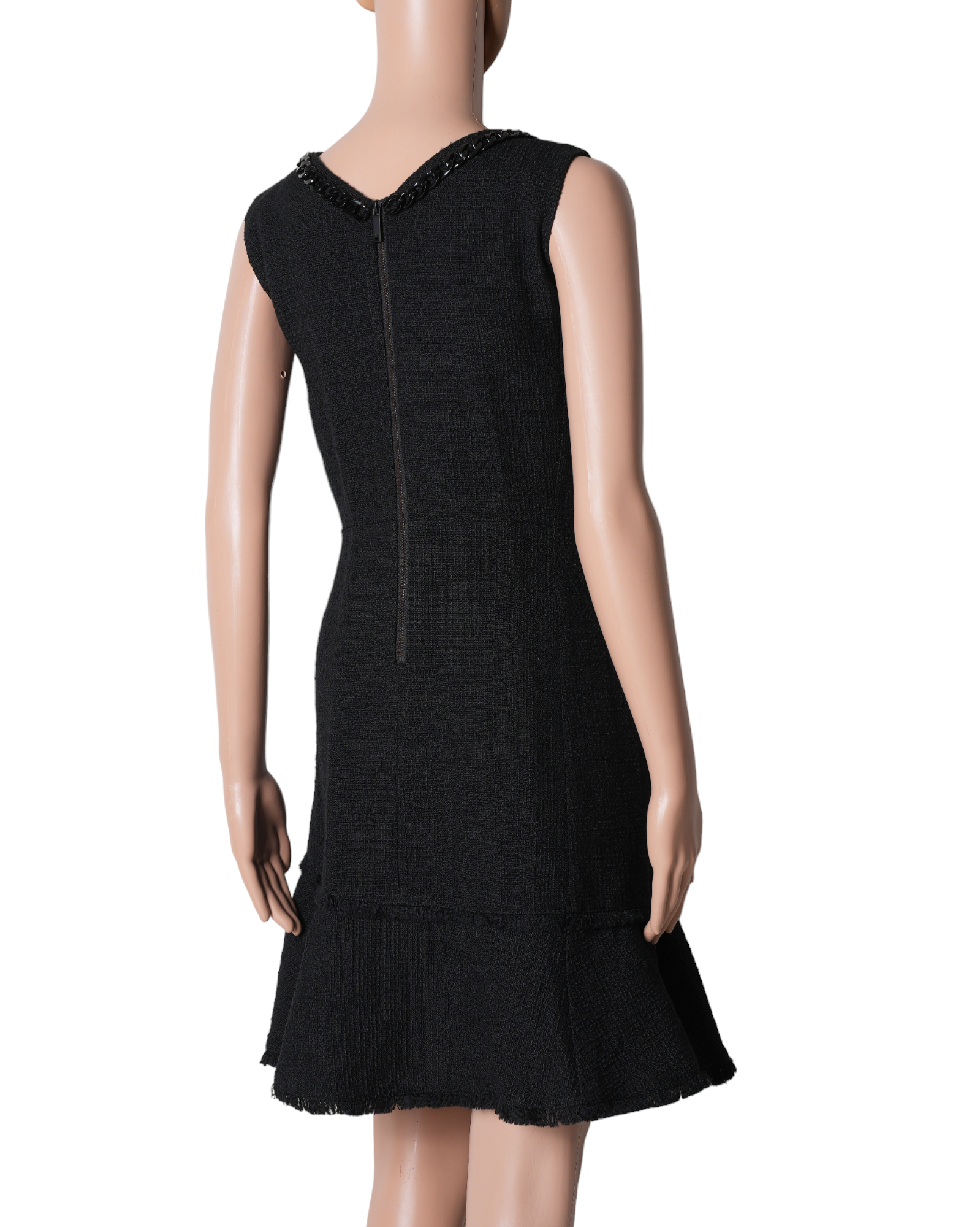 KARL LAGERFELD  For Coverstory Multi Tweed Black Dress