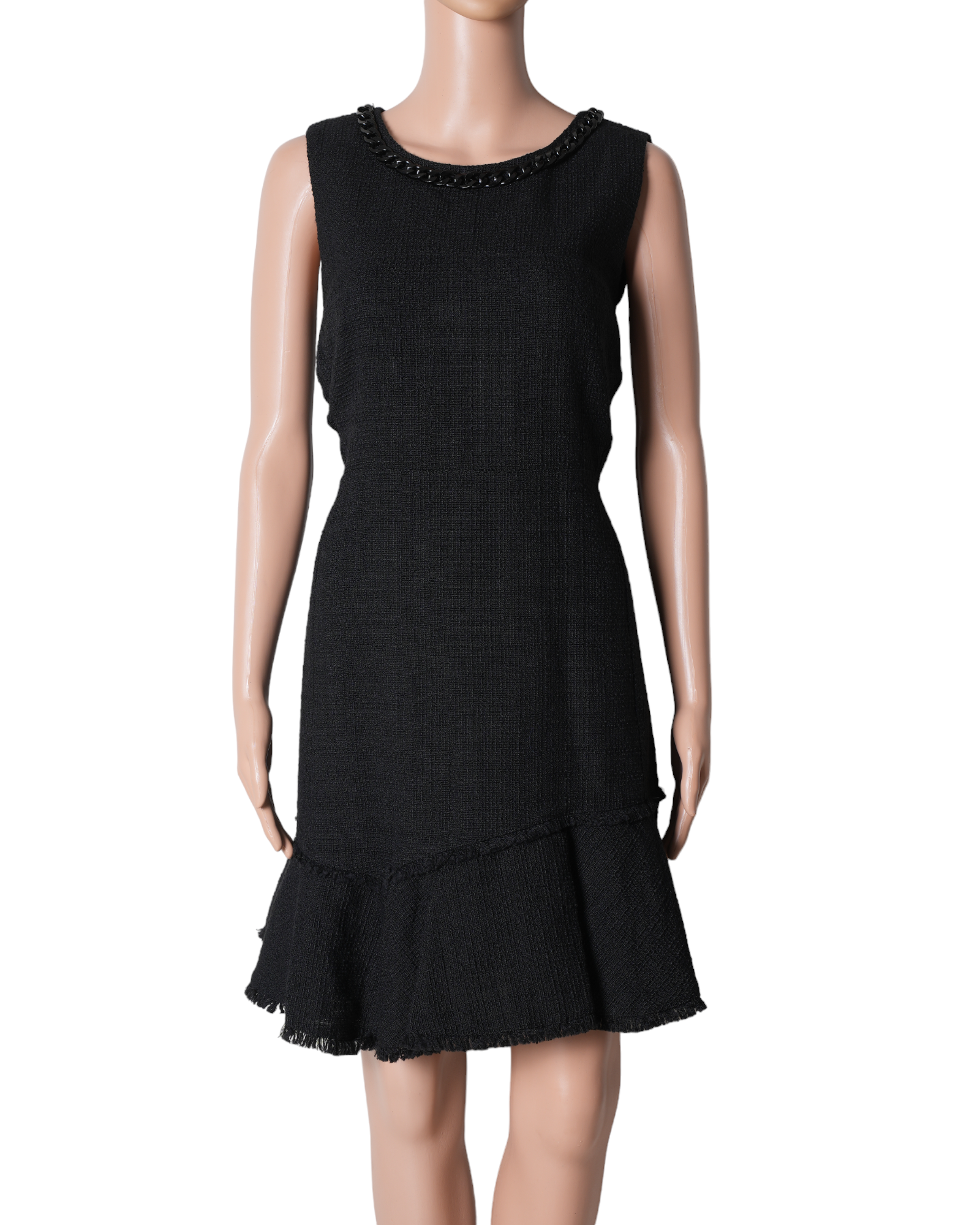 KARL LAGERFELD  For Coverstory Multi Tweed Black Dress