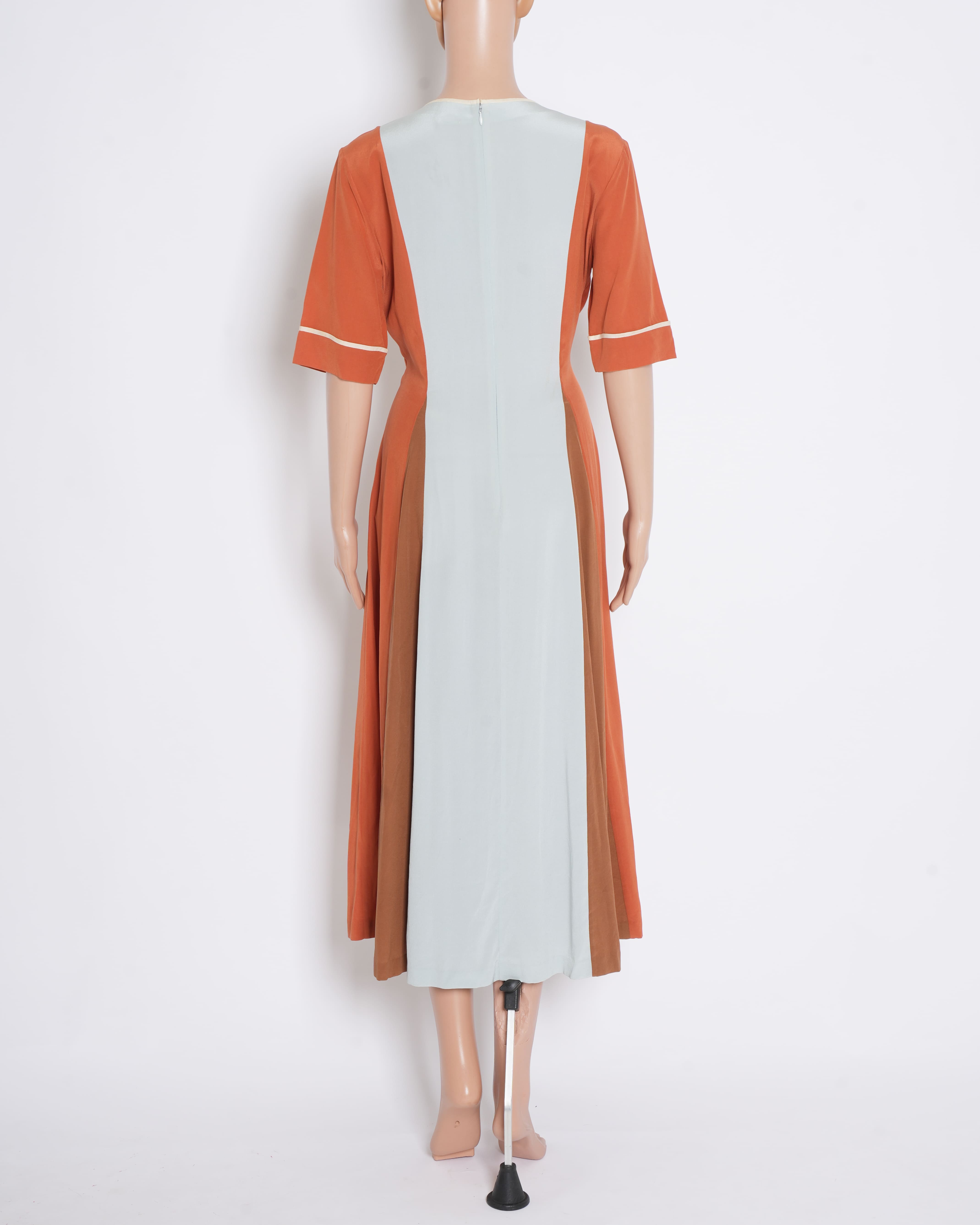 New Bodice half sleeves a line dress