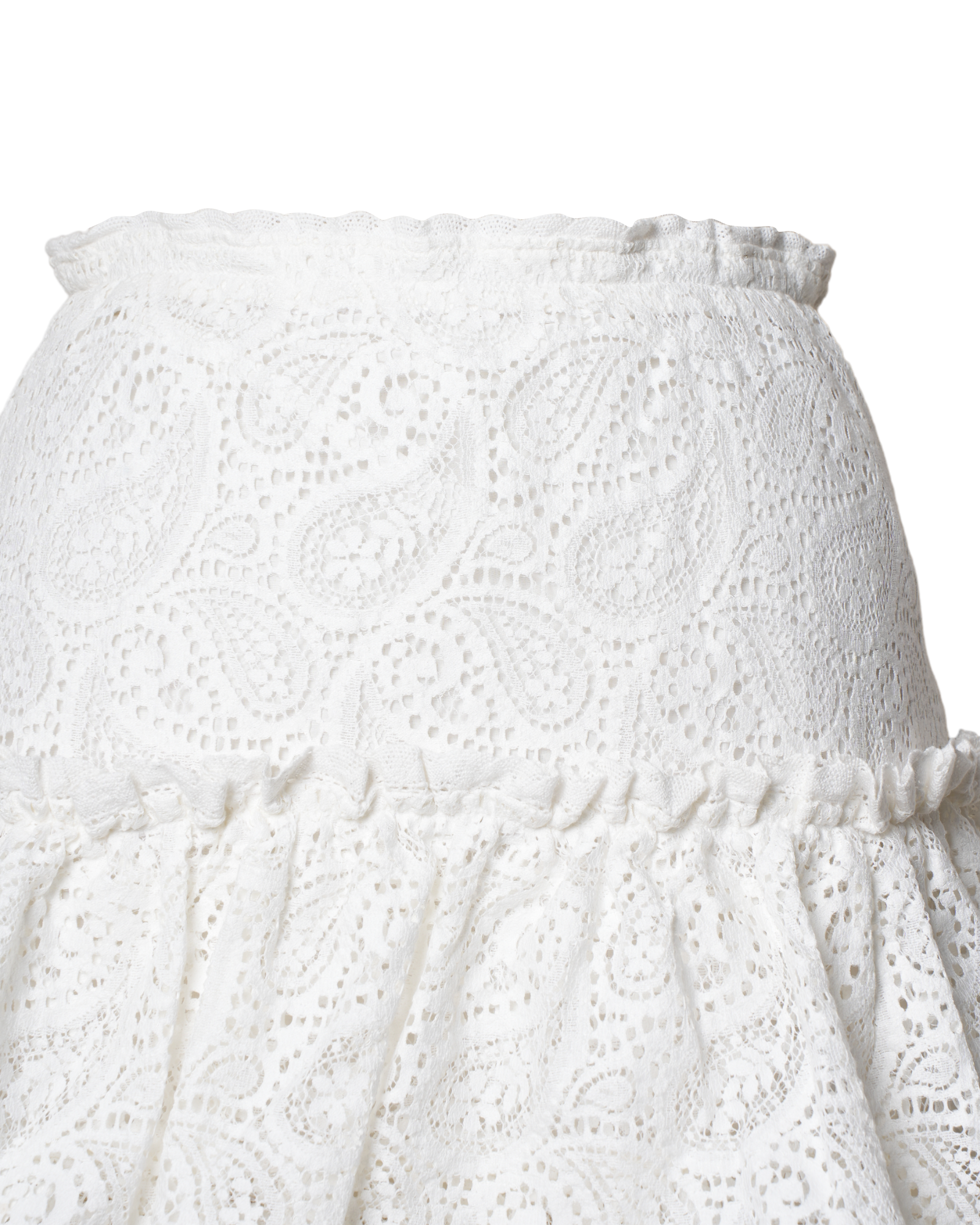 New Robert Graham White Lace Skirt