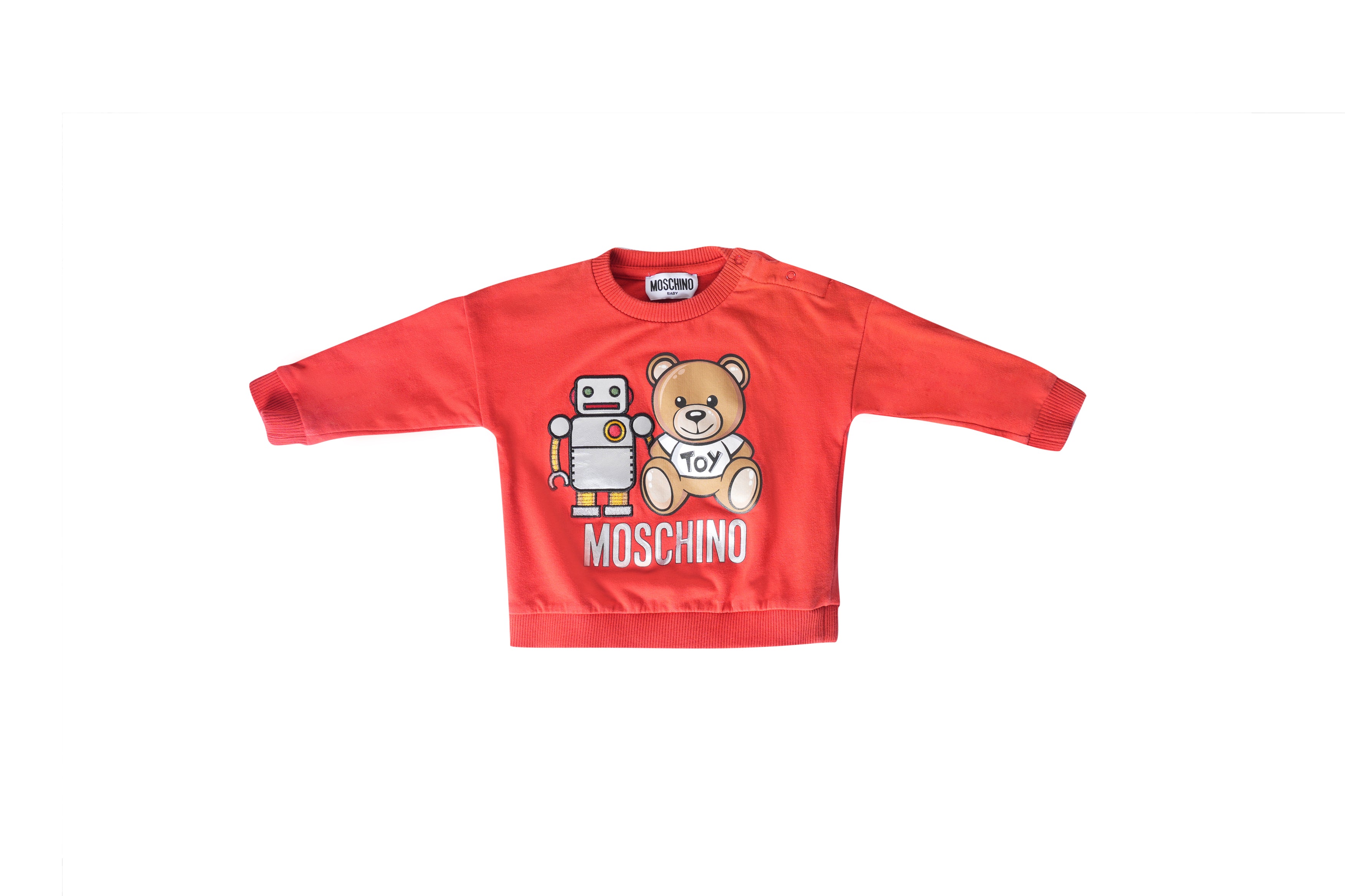 Moschino Red Sweatshirt