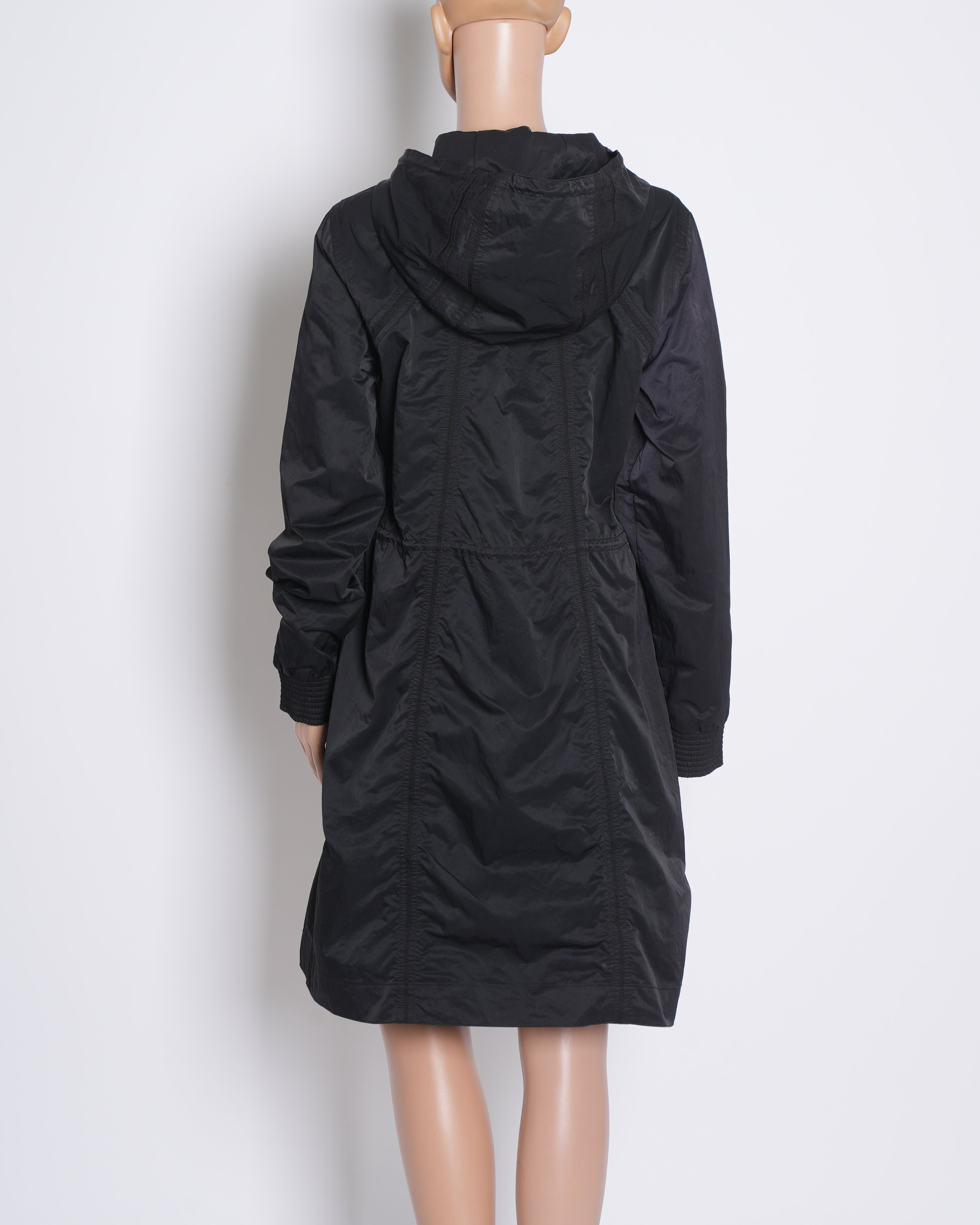 Armani Zipper Dress In Black