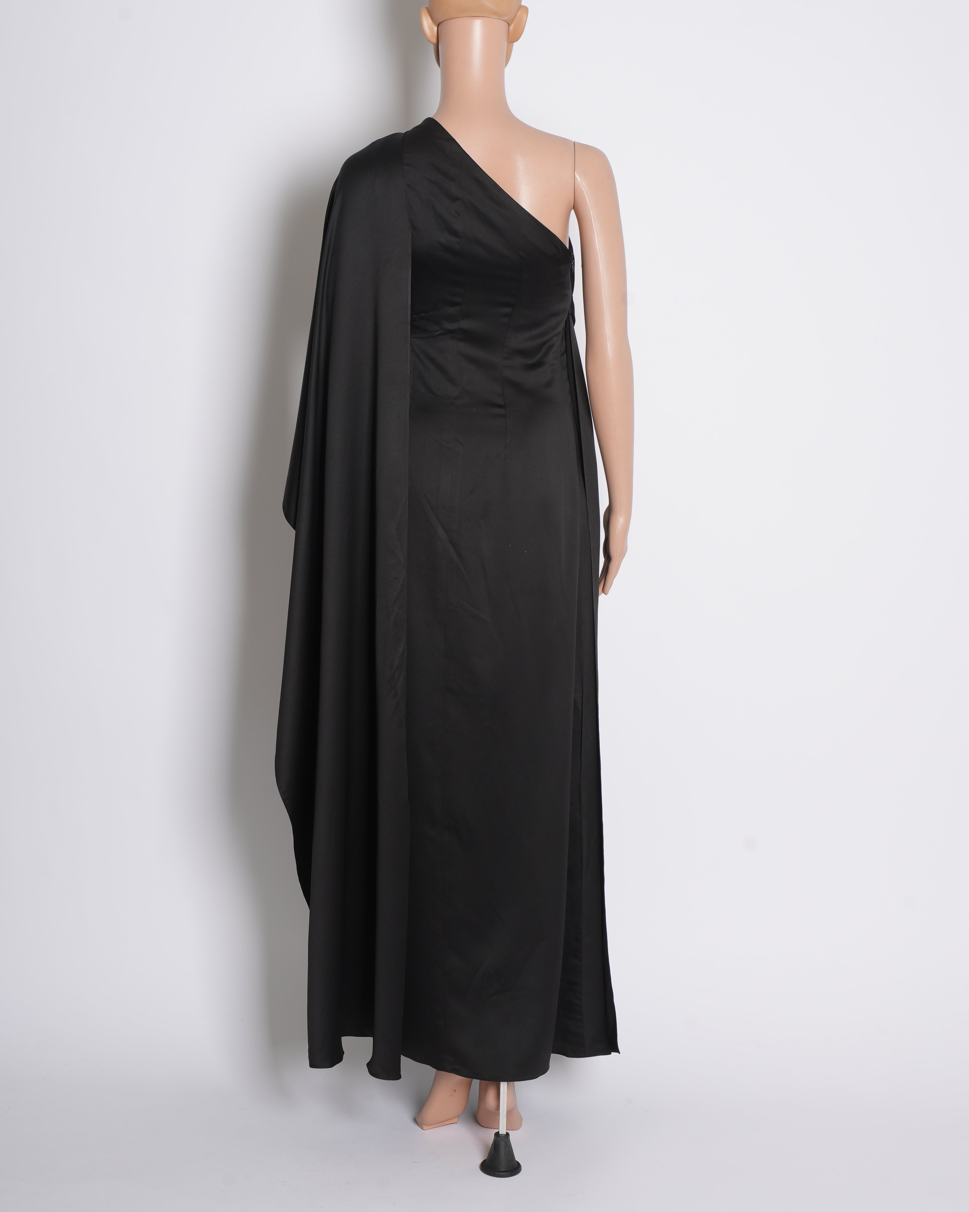 Lola by suman black one shoulder dress