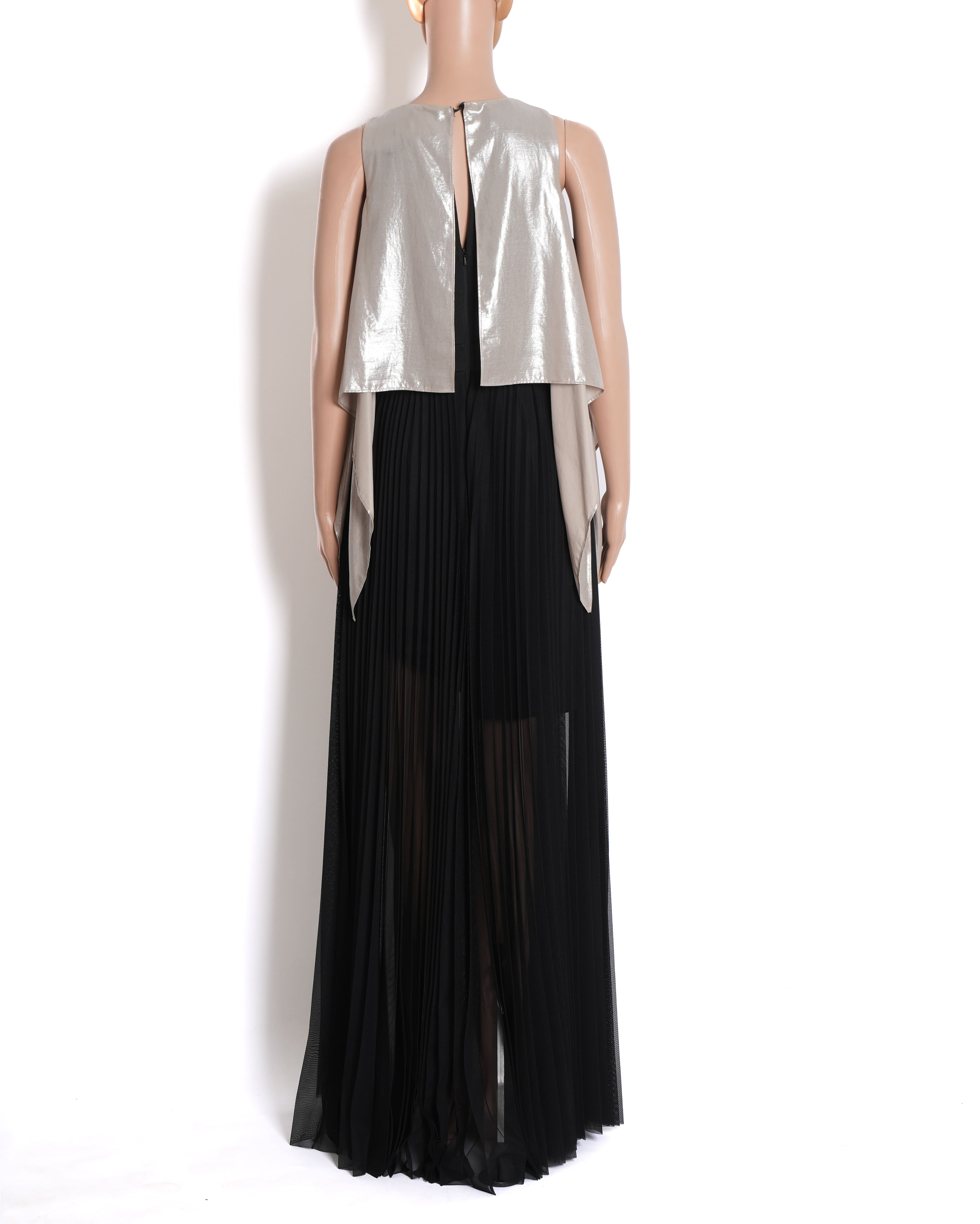 Coast Sleeveless Layered Dress In Black