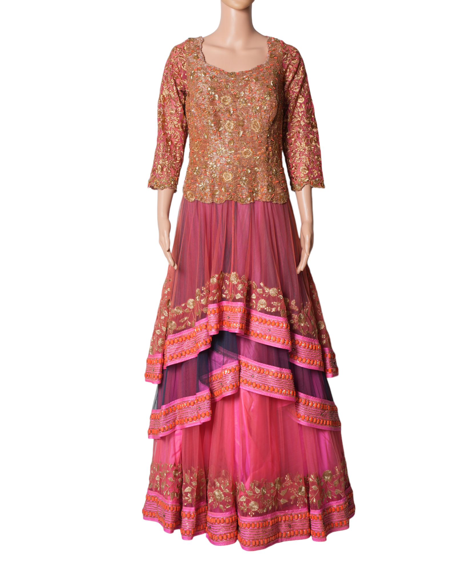 Jade Anarkali Set