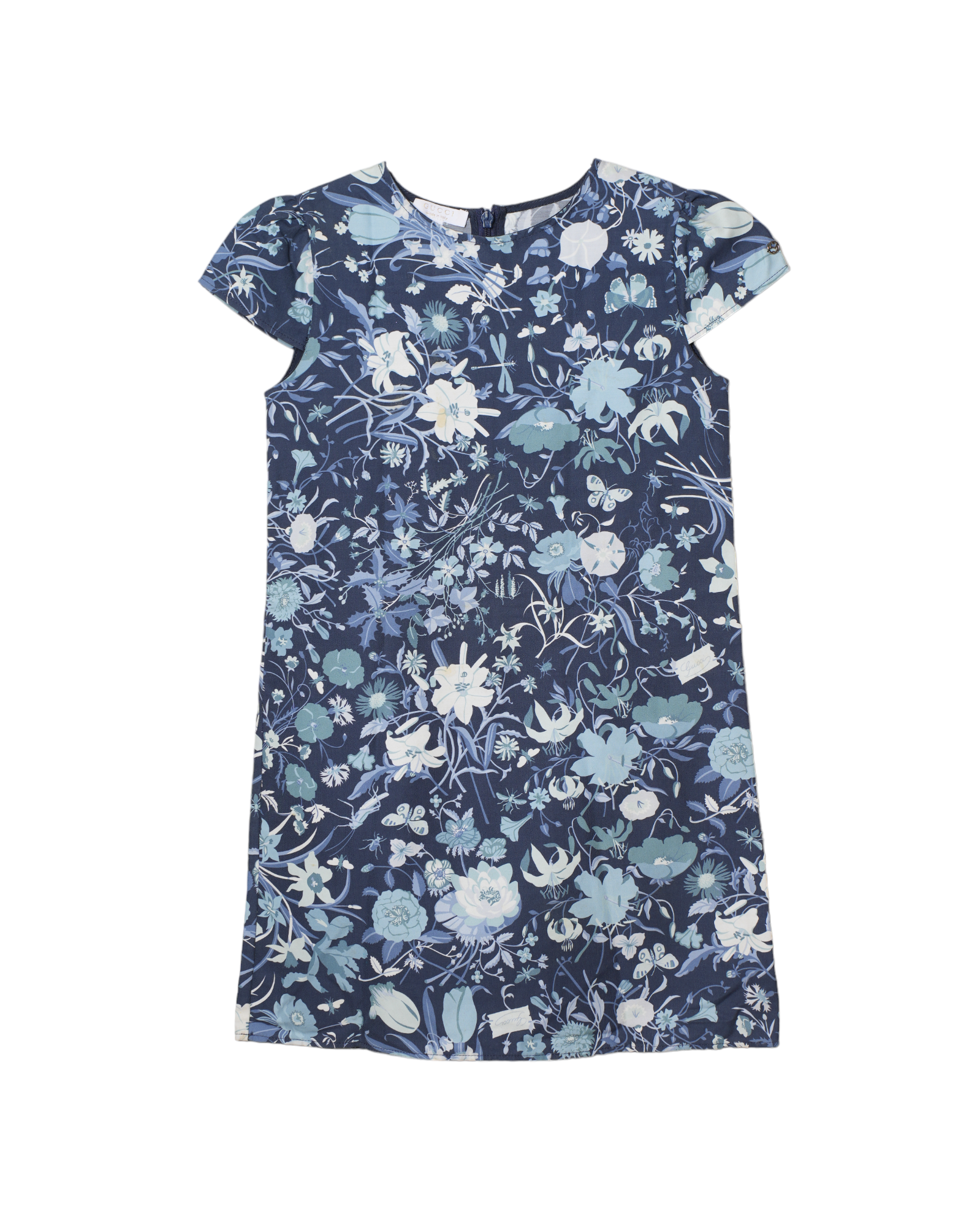 Gucci Floral Short Sleeve Dress