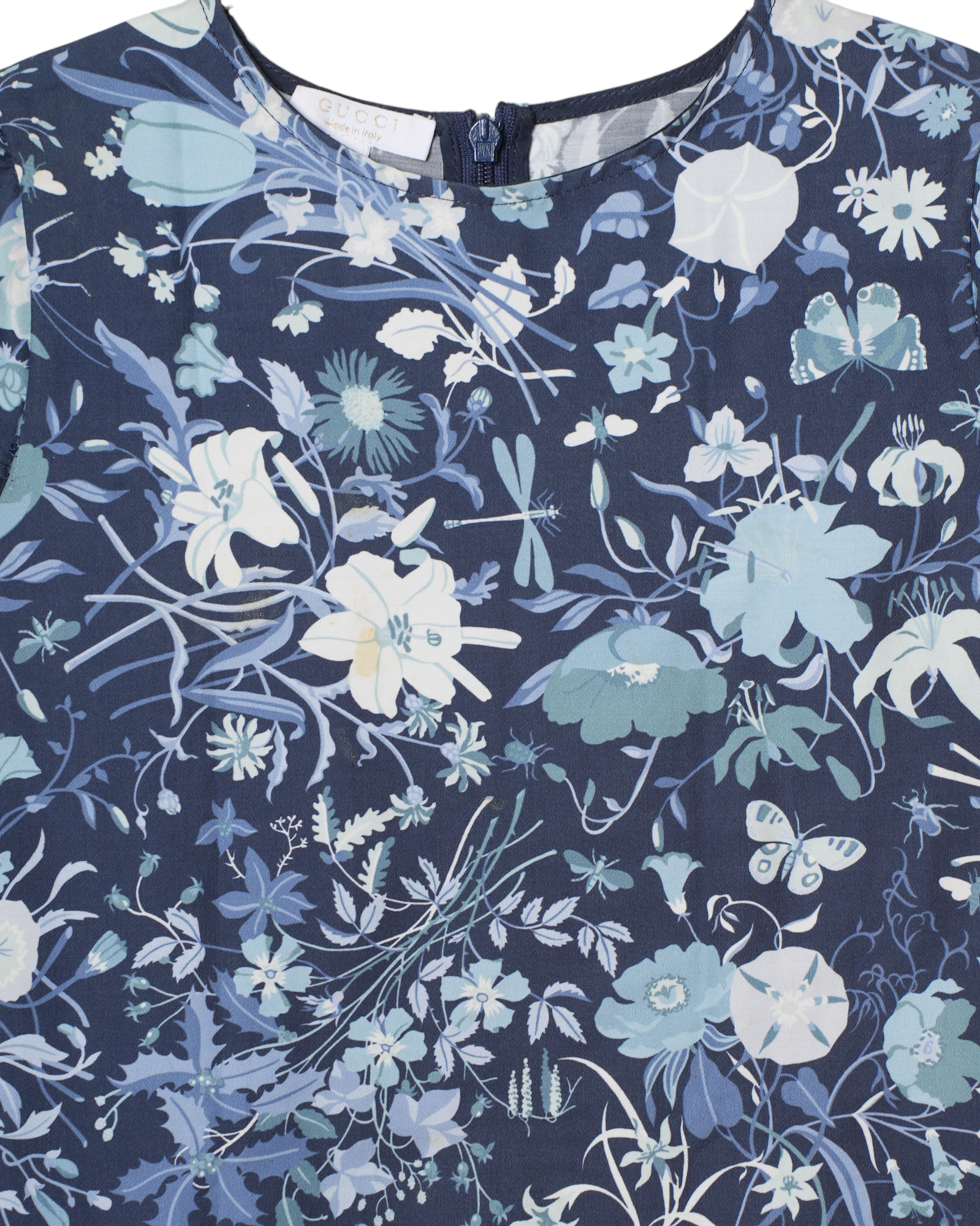 Gucci Floral Short Sleeve Dress