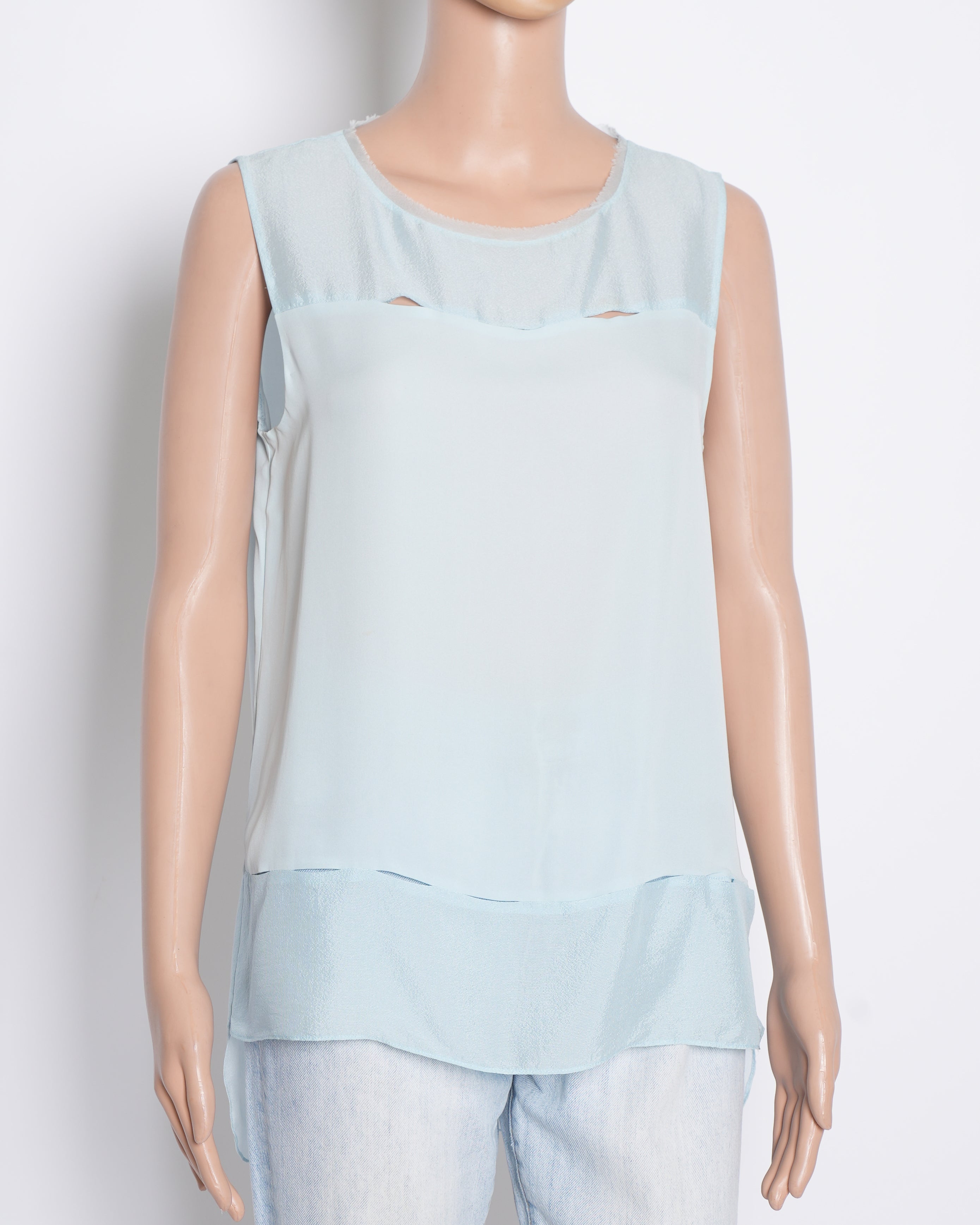 Elie Tahari Blue Top