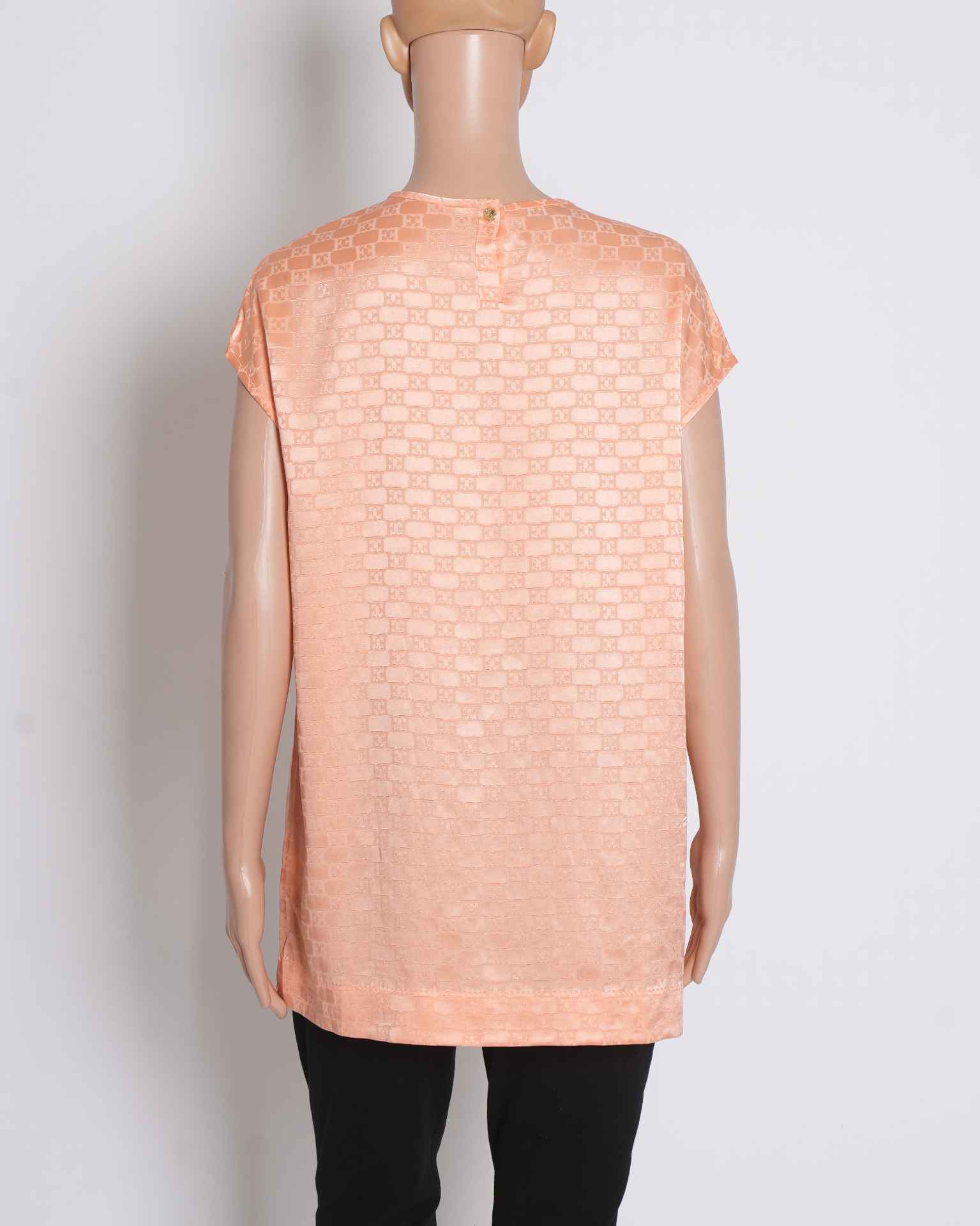 Escada Monogram Top In Peach