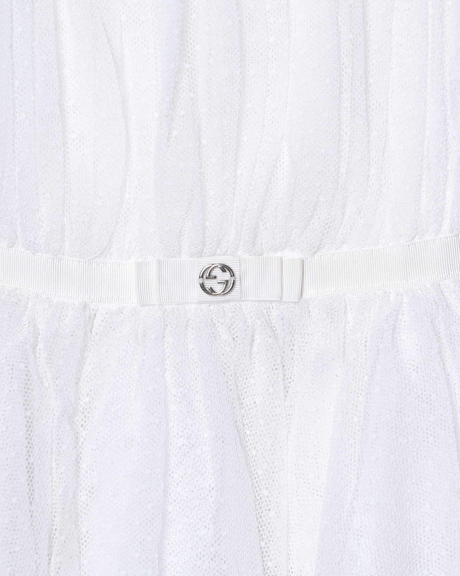 Gucci White Tulle Dress