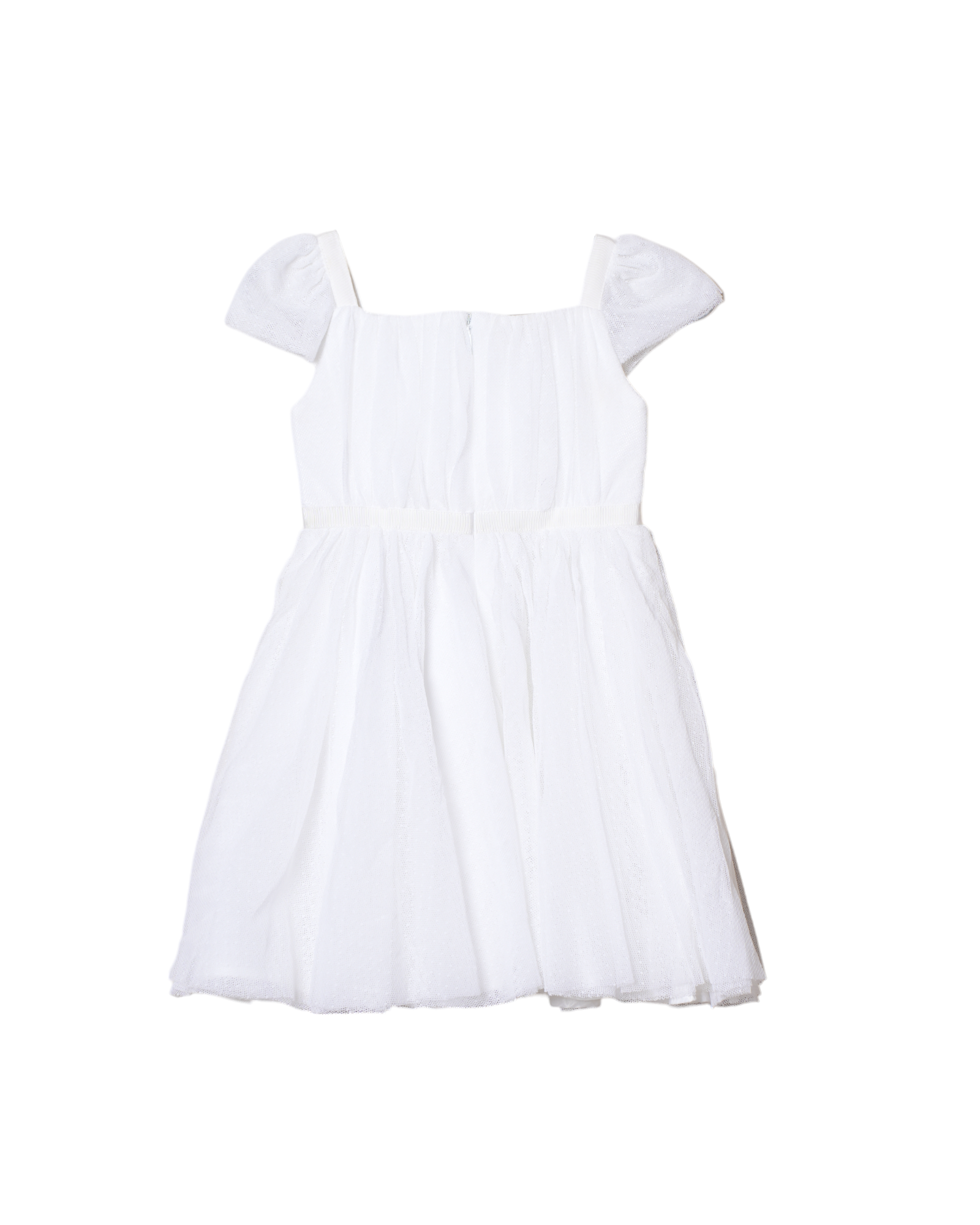 Gucci White Tulle Dress