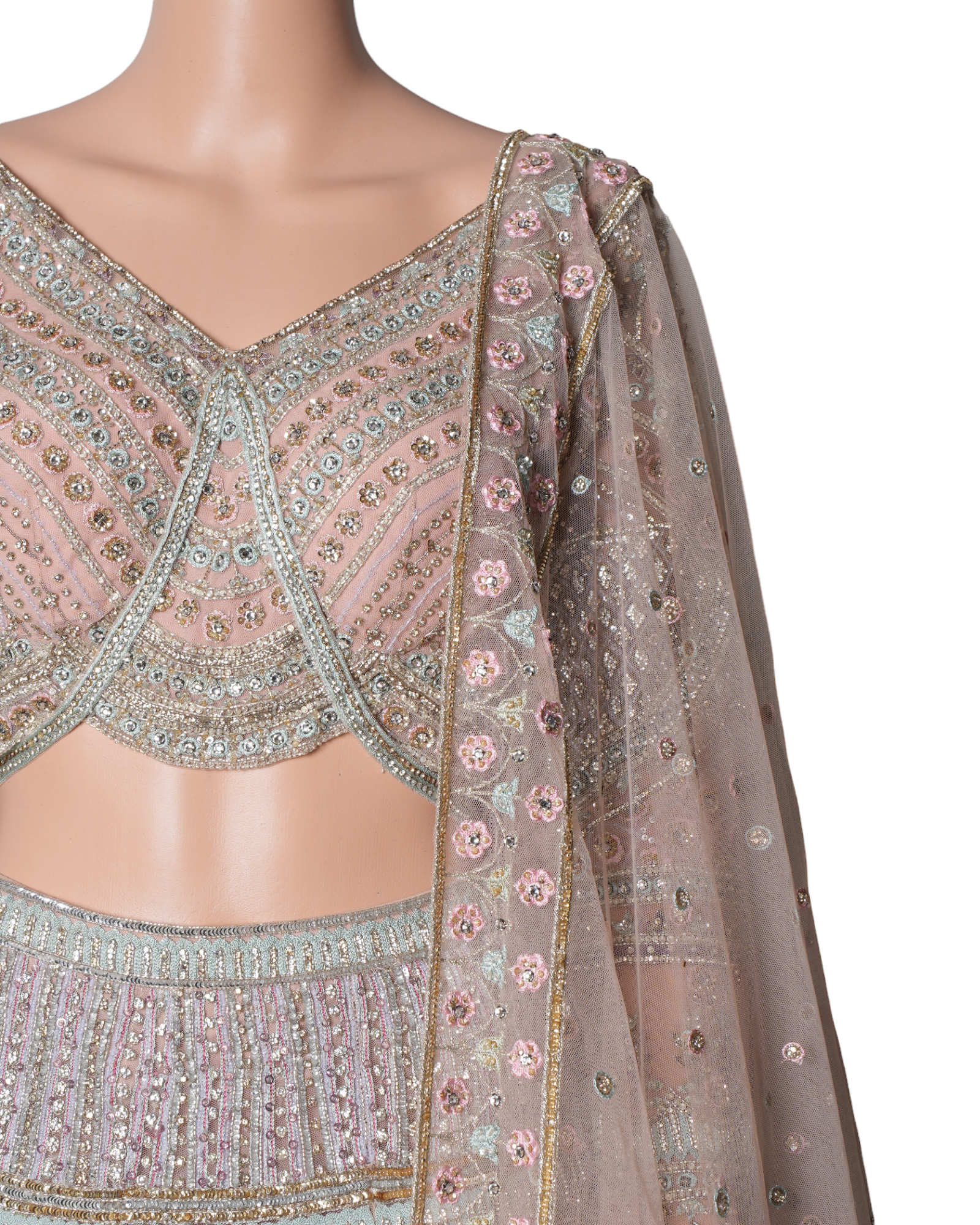 Falguni & Shane Peacock Embroidered Lehenga