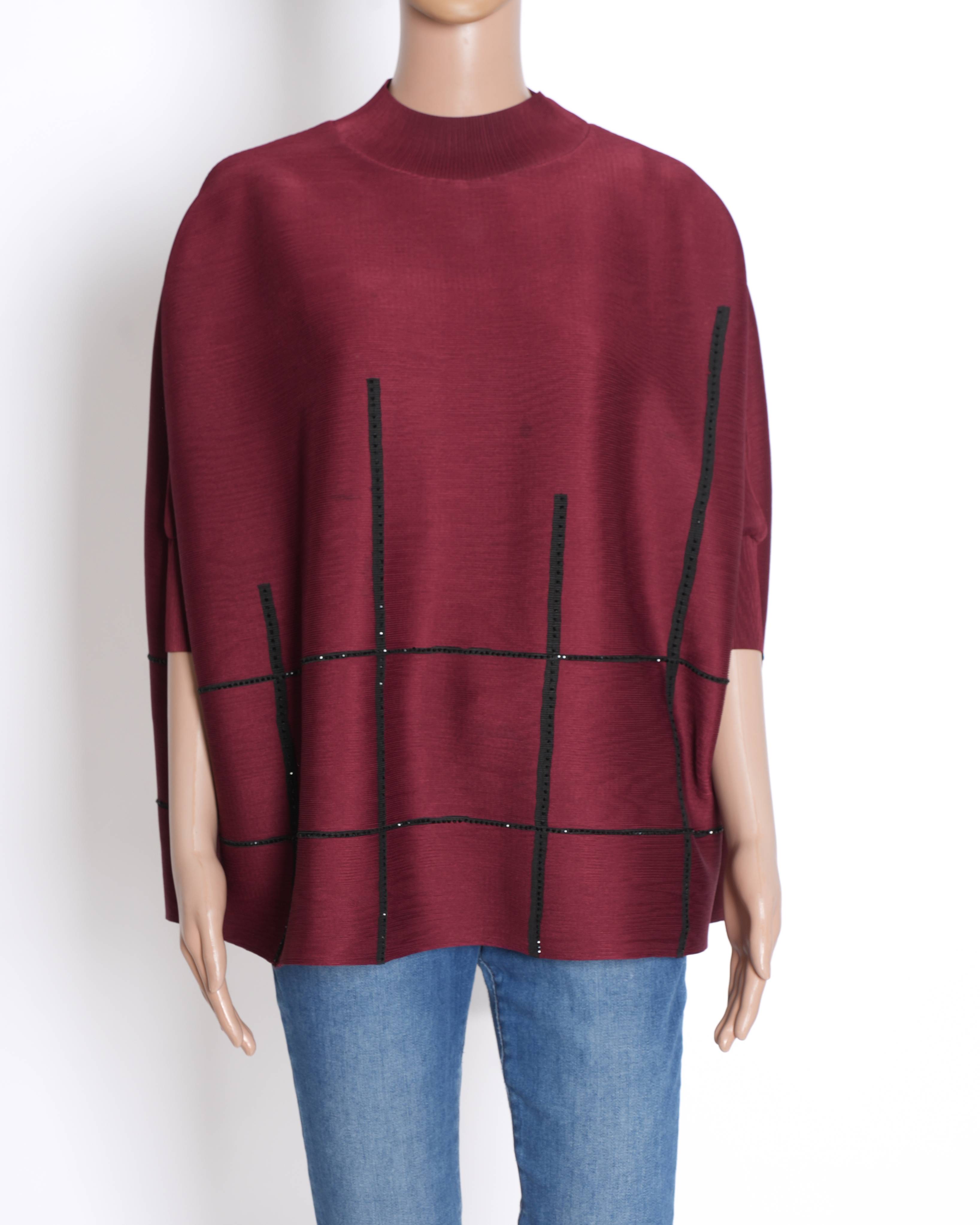 Scarlet Sage
Maroon Hayden Top