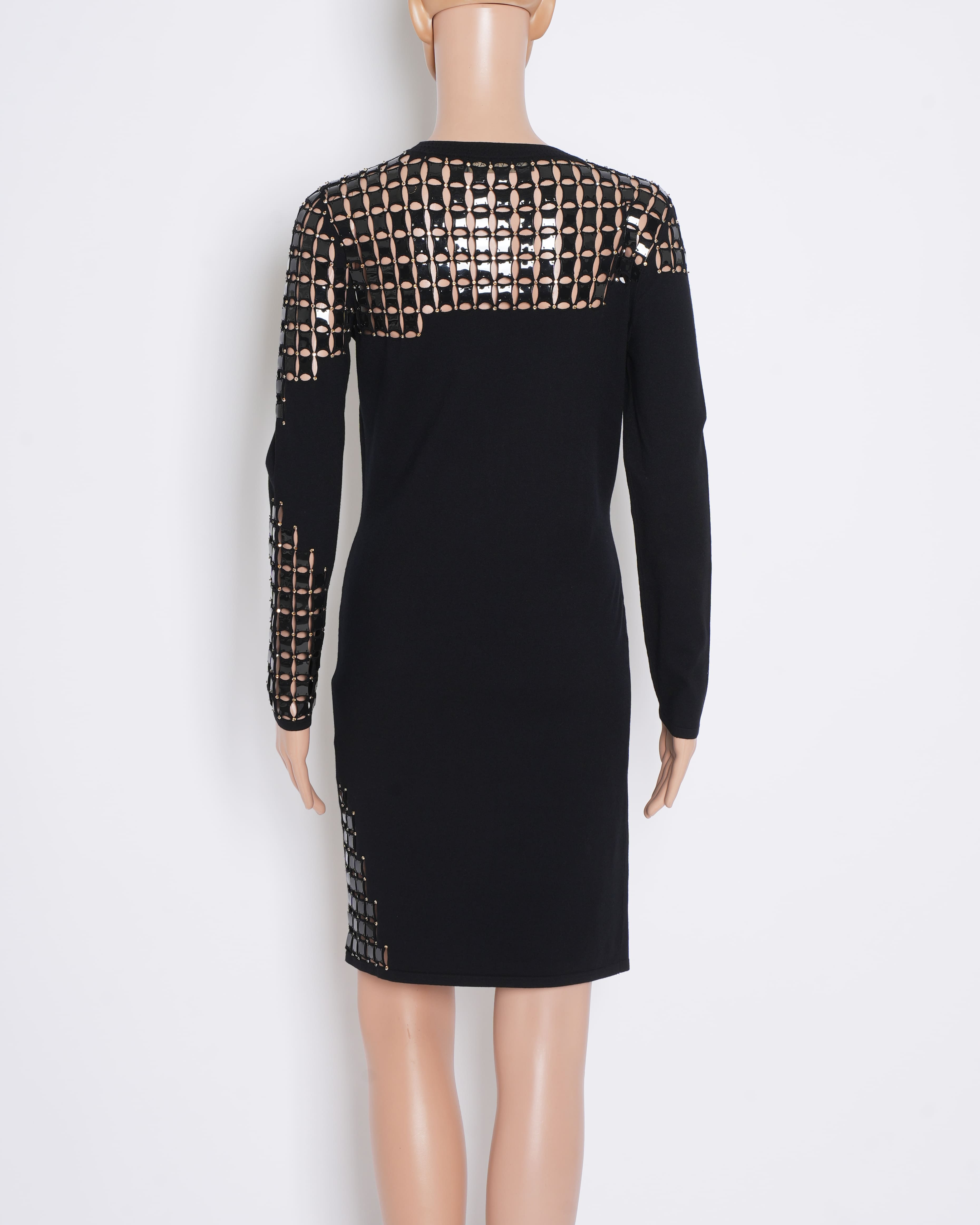 Versace Bodycon Dress In Black