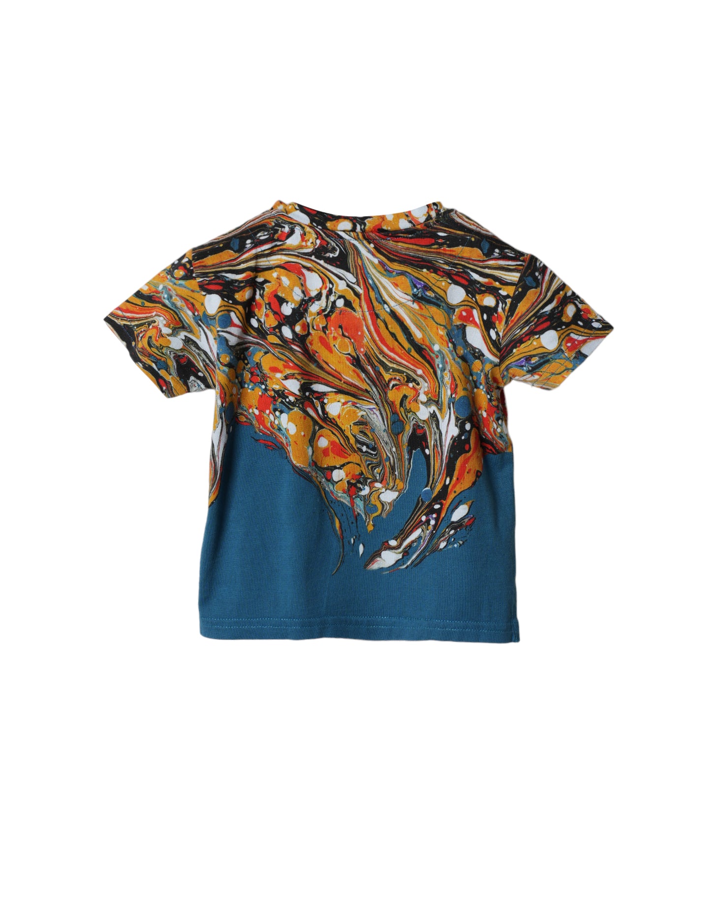 Dolce & Gabbana Blue Graphic Print T-shirt