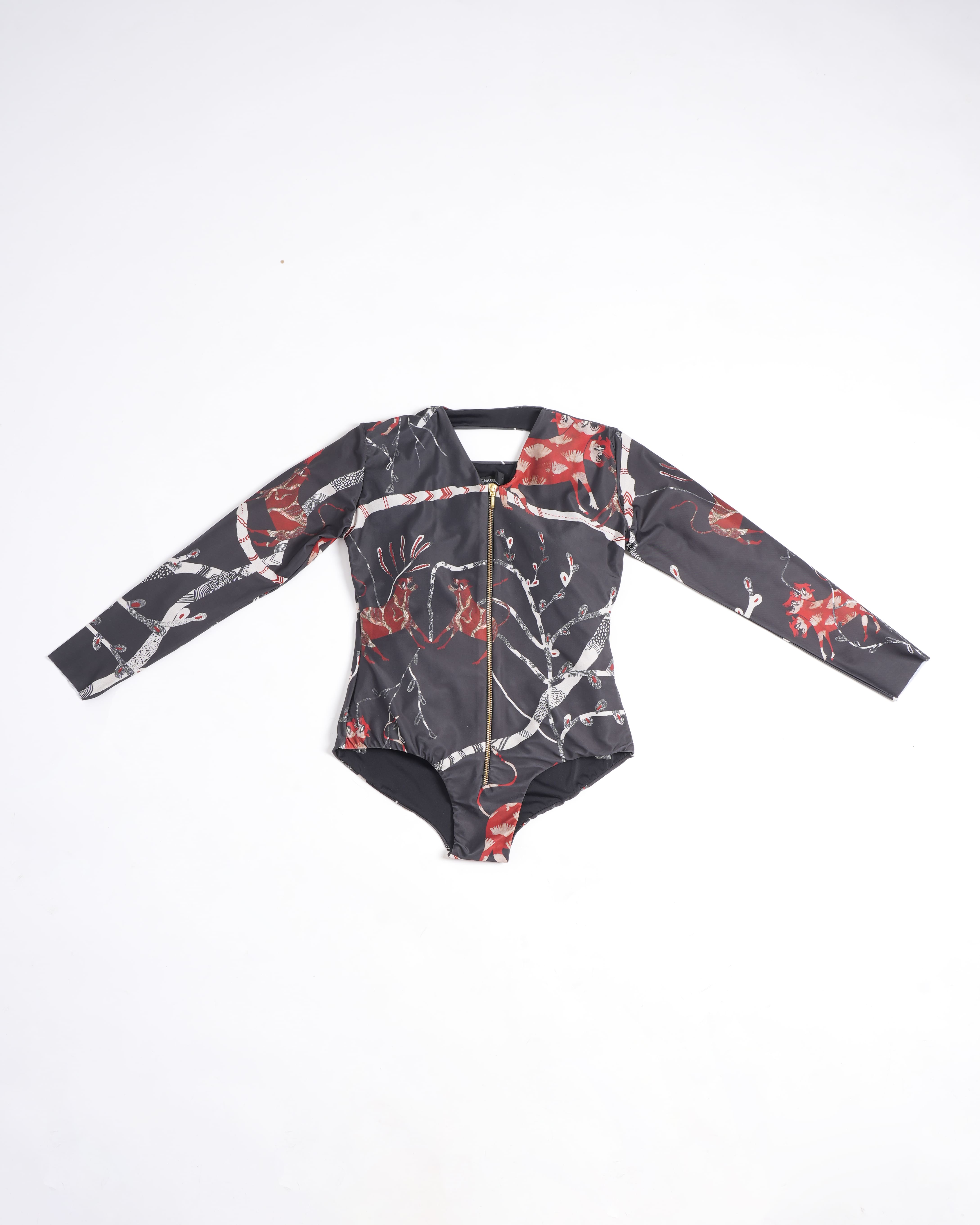 Shivan & Narresh Zip-Up Bodysuit