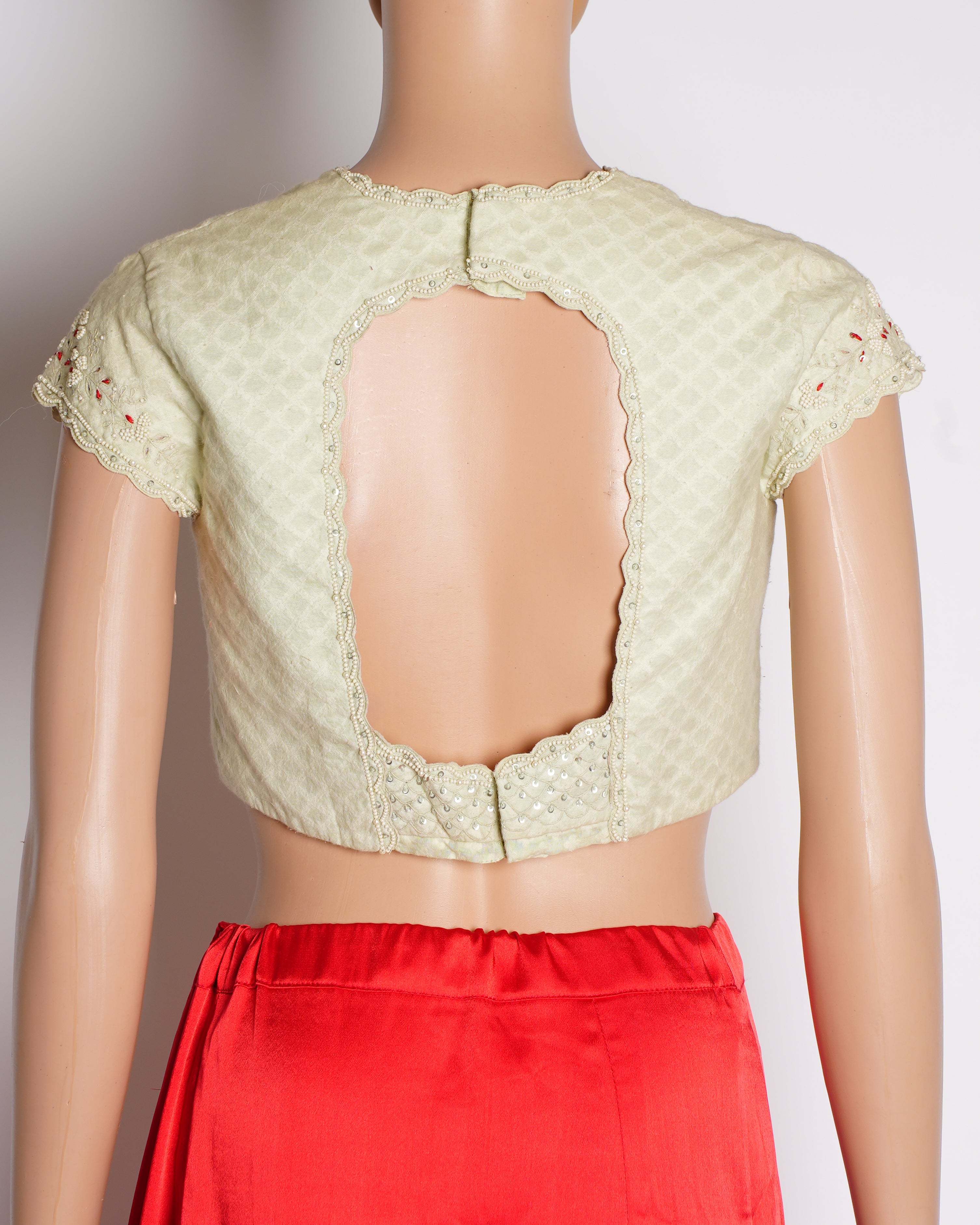 AMPM by Ankur & Priyanka Modi Mint green Blouse