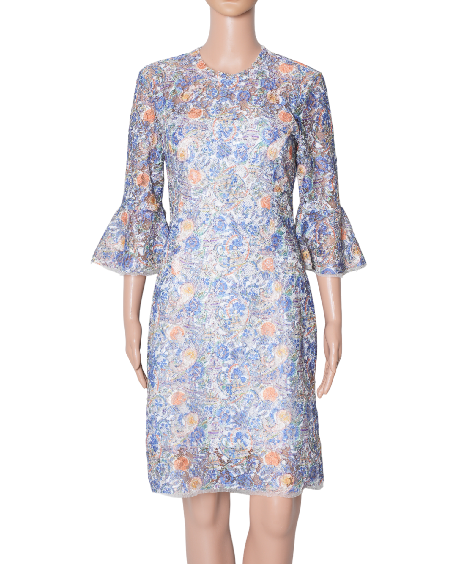 Adolfo Domingue Lace Dress