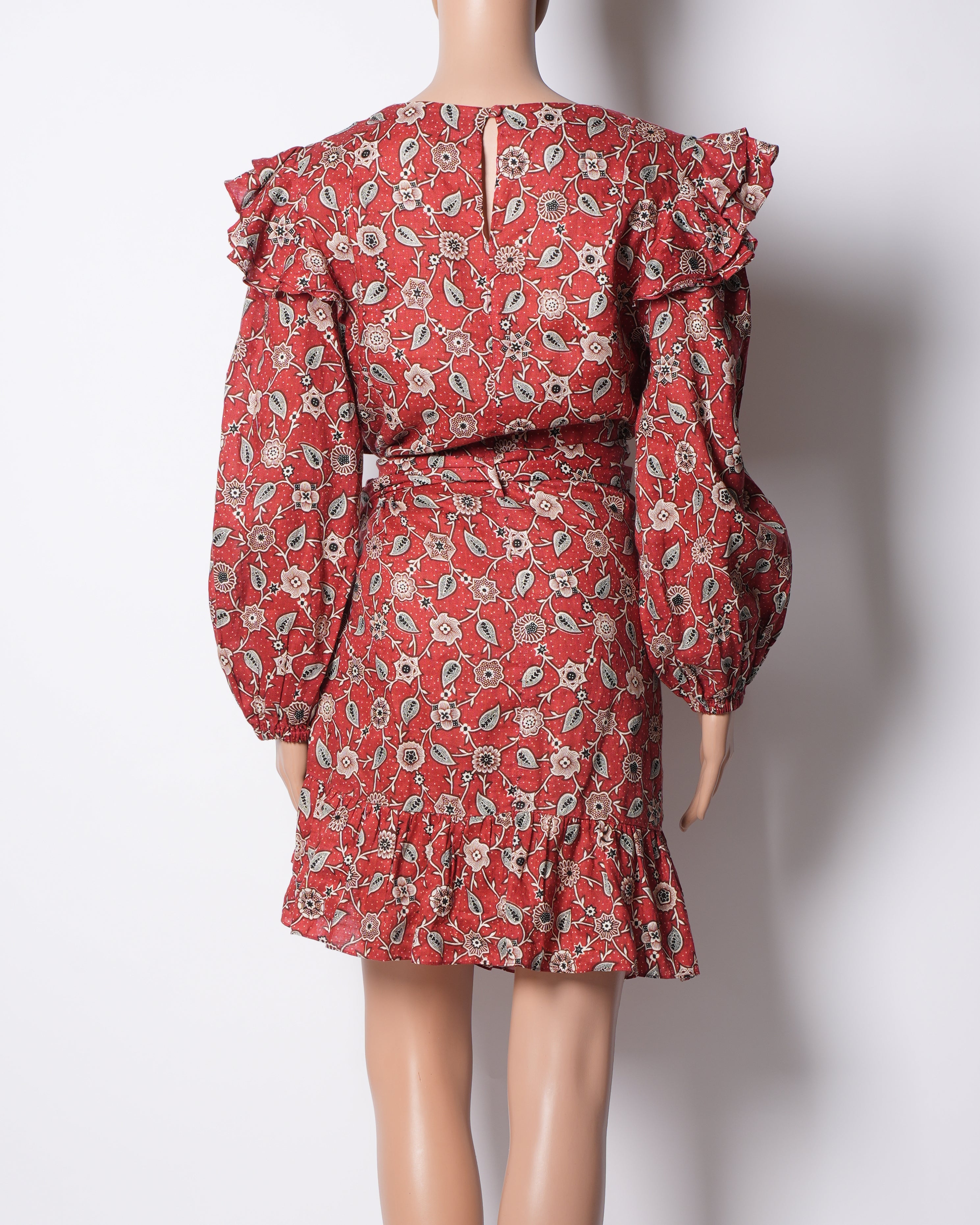 Isabel Marant Etoile Rust Paisley Print Dress